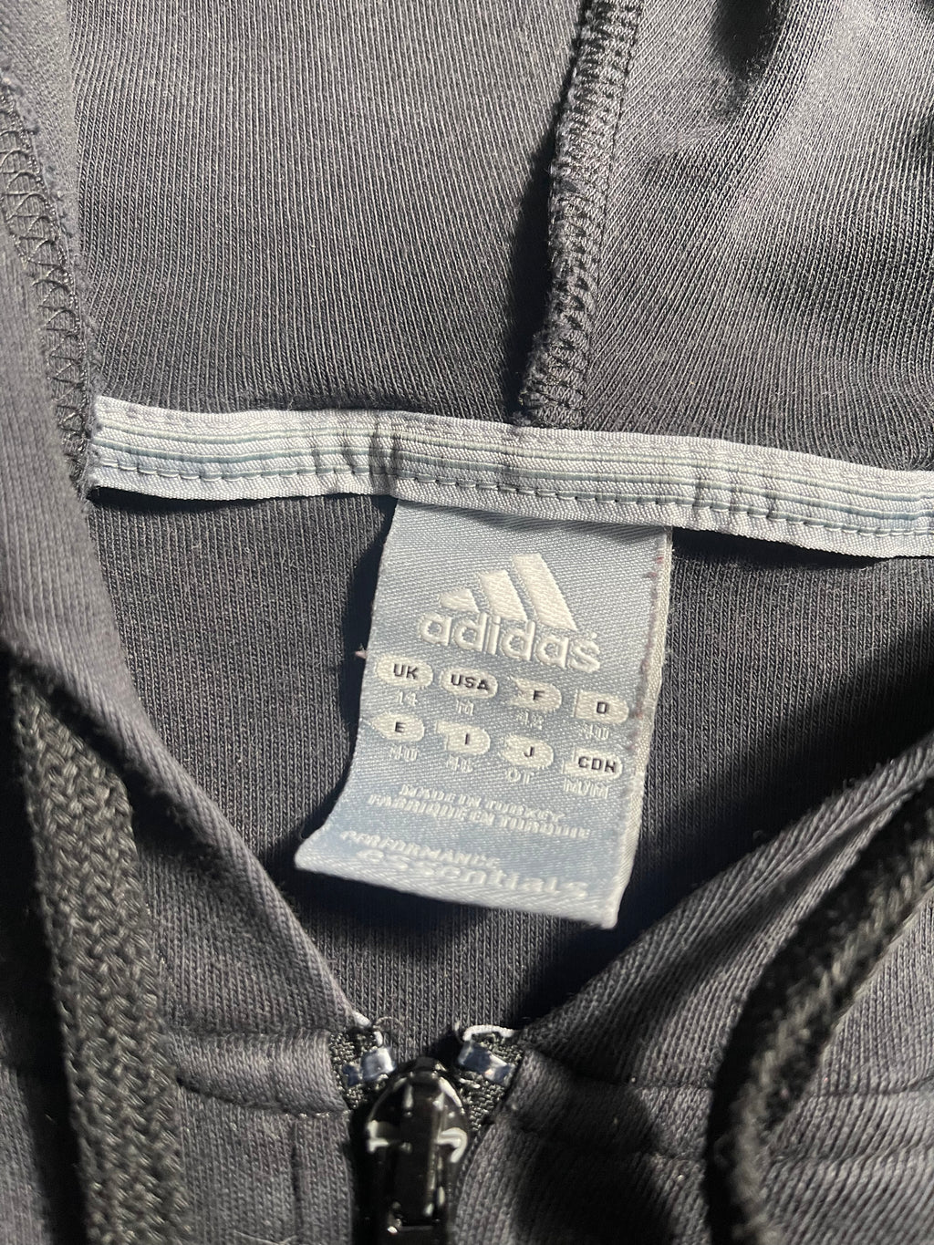 Adidas Vintage Y2K Zip-Hoodie L Womens