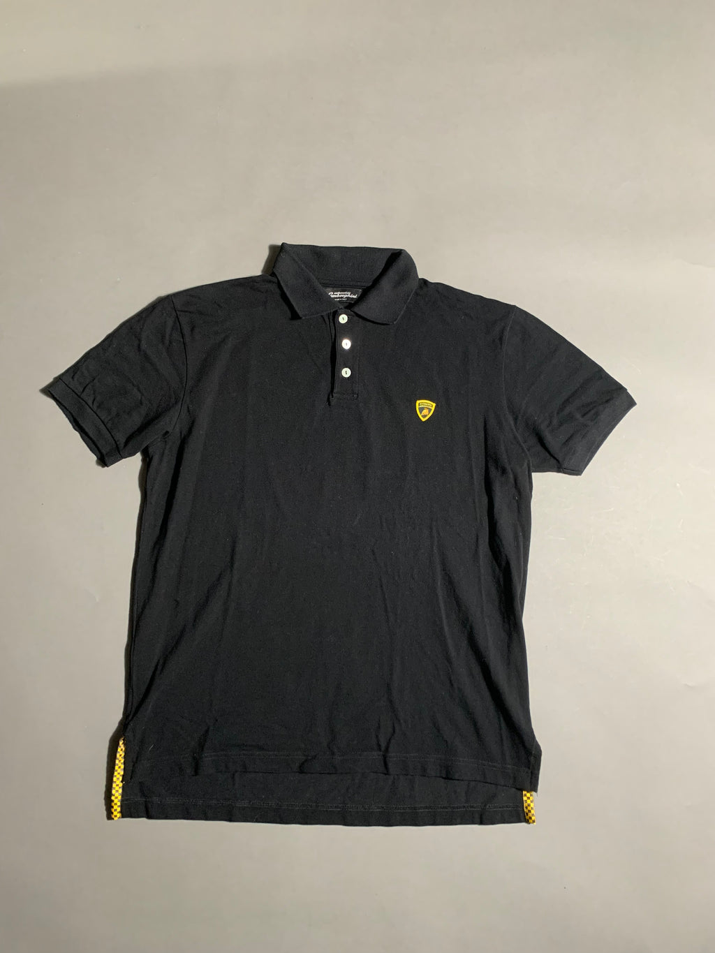 Lamborghini Y2K Polo Shirt L Mens