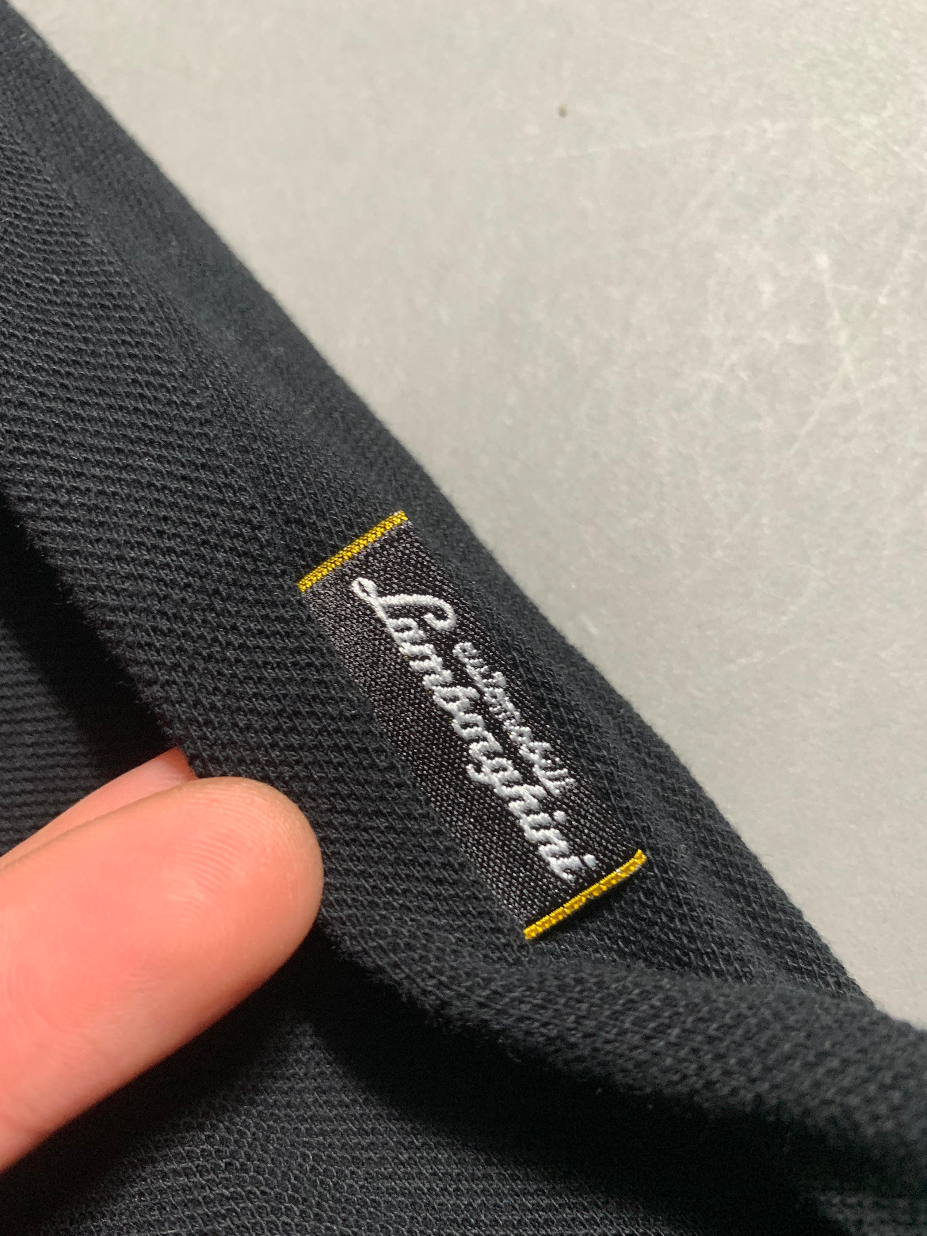 Lamborghini Y2K Polo Shirt L Mens