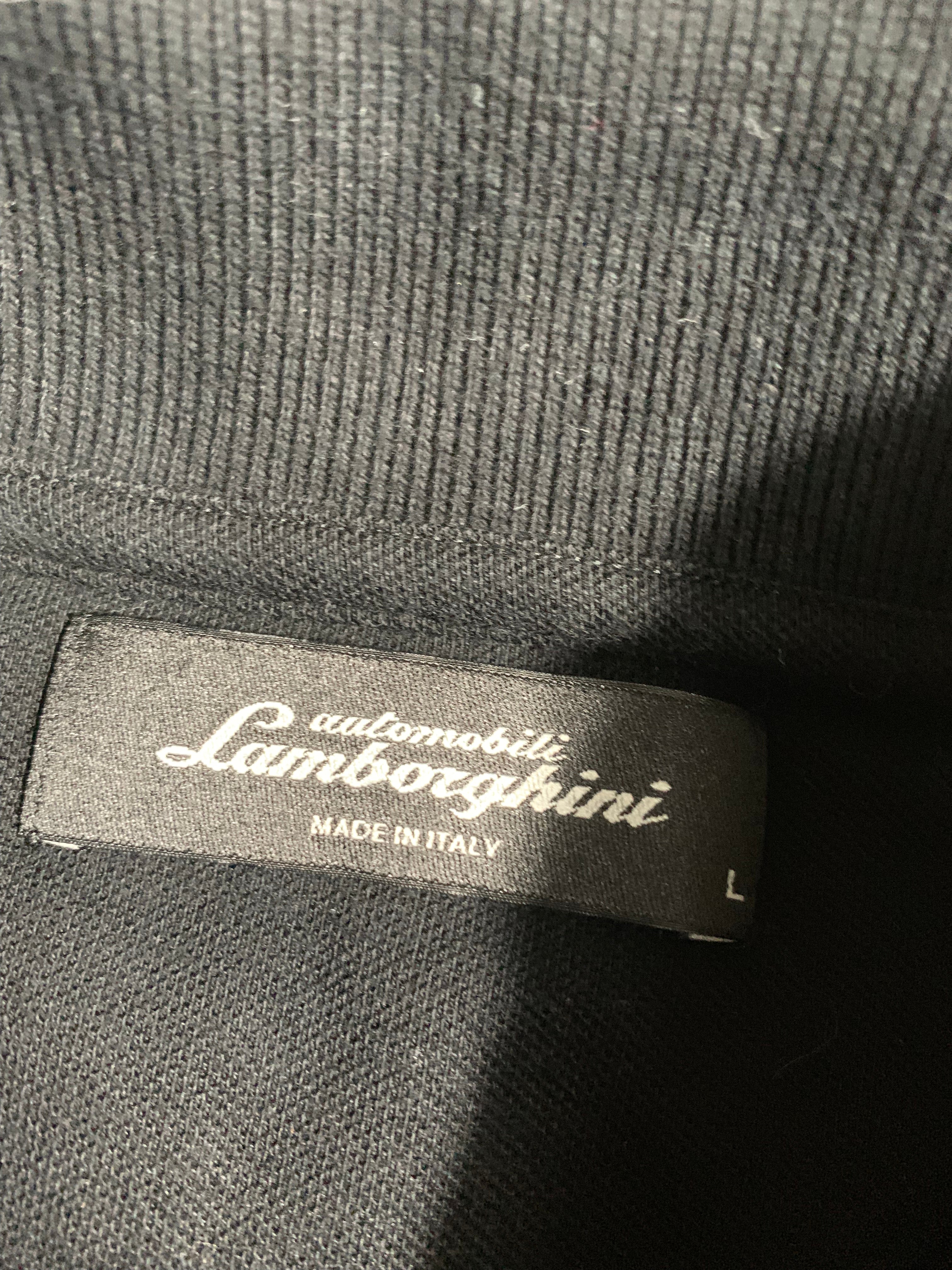 Lamborghini Y2K Polo Shirt L Mens