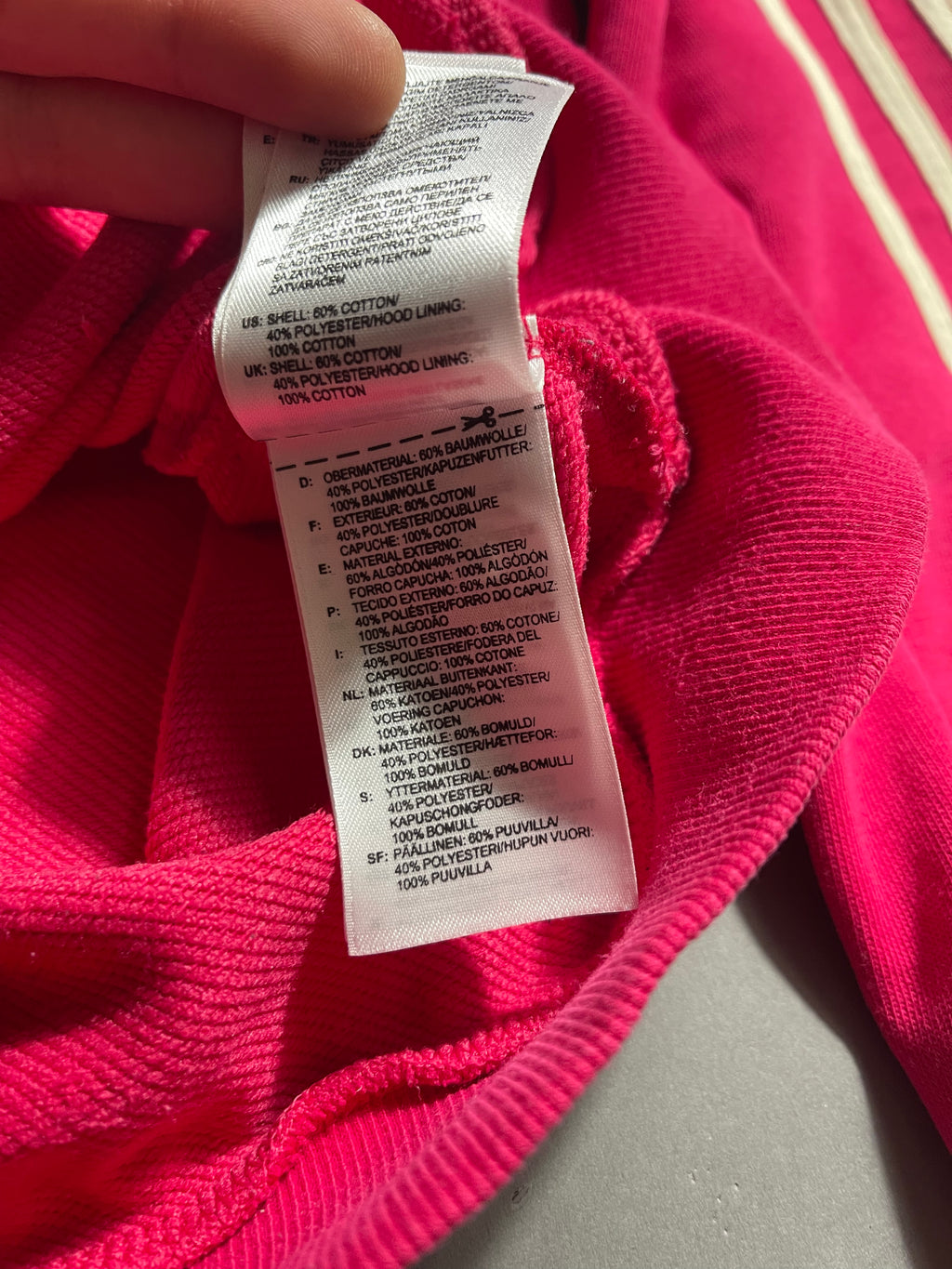 Adidas Vintage Y2K Zip-Hoodie S Womens