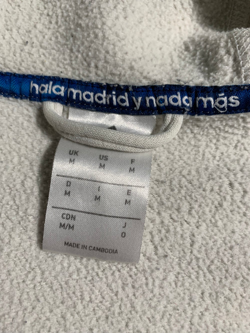 Adidas x Real Madrid Vintage Y2K Zip Hoodie M Mens
