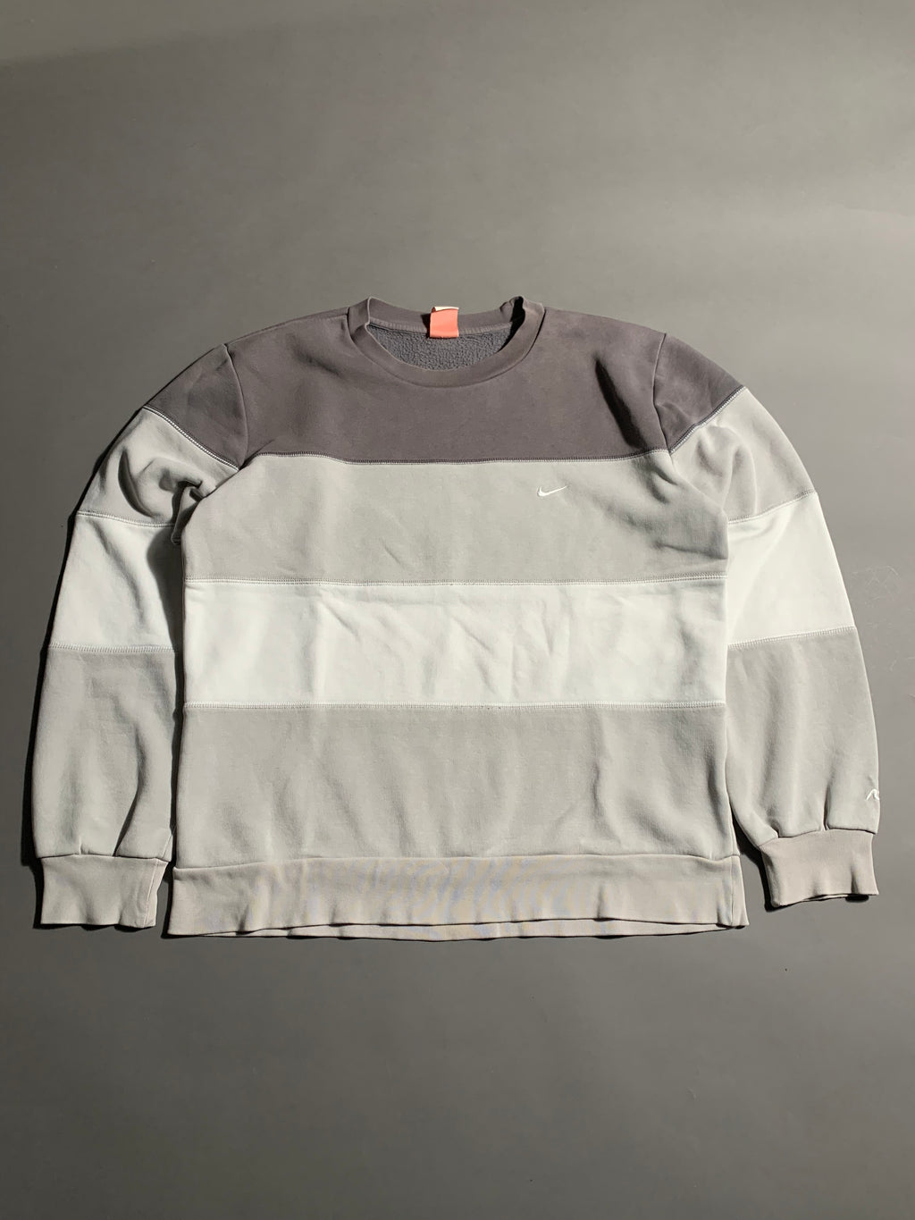 Nike Vintage Y2K Sweatshirt Striped L Mens