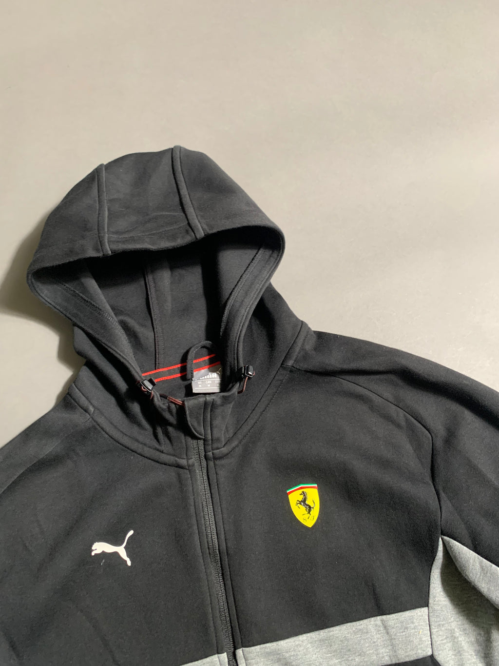 Puma x Ferrari Vintage Y2K Zip Hoodie M Mens