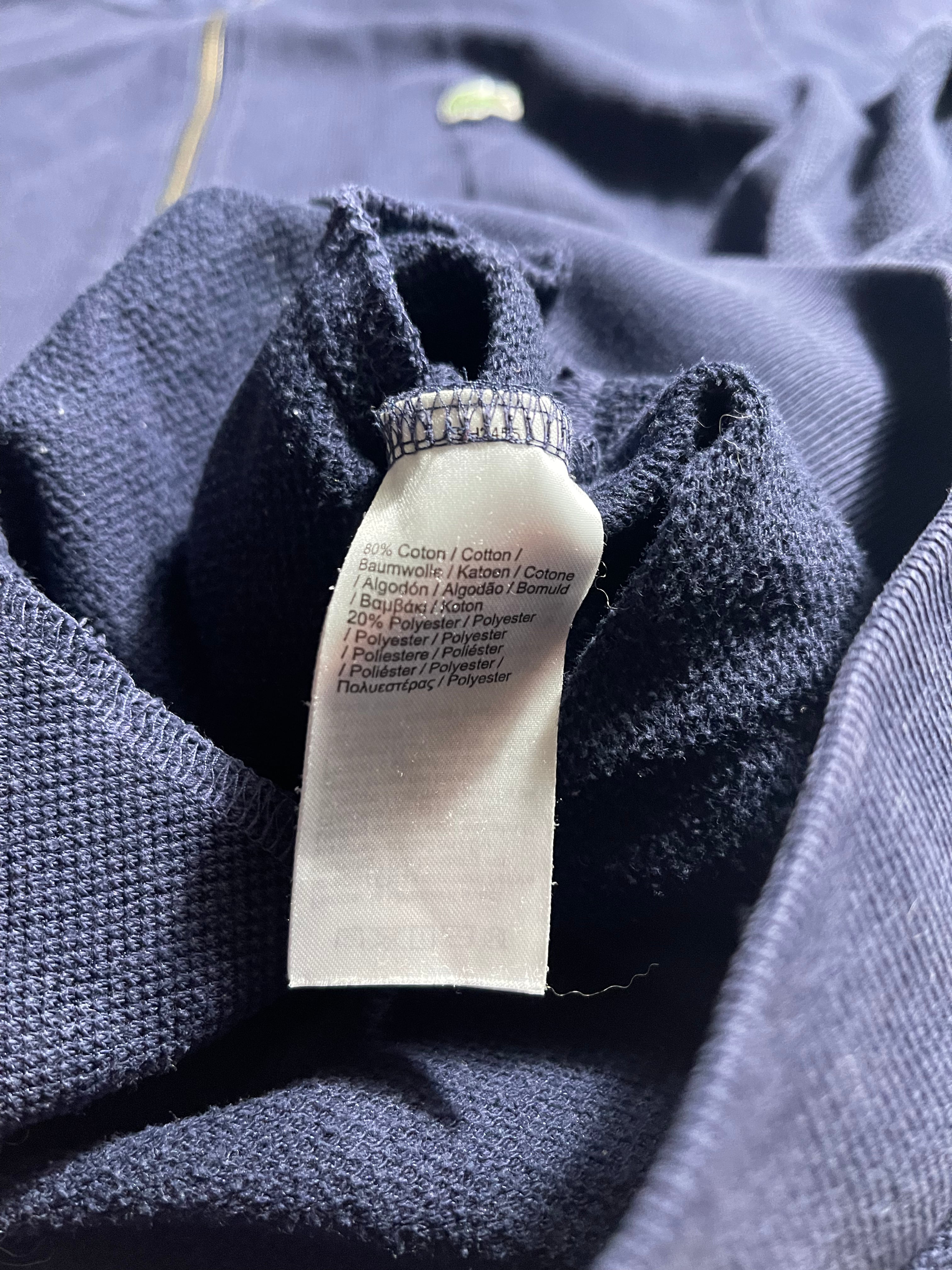 Lacoste Vintage Y2K Zip Sweat Jacket L Mens