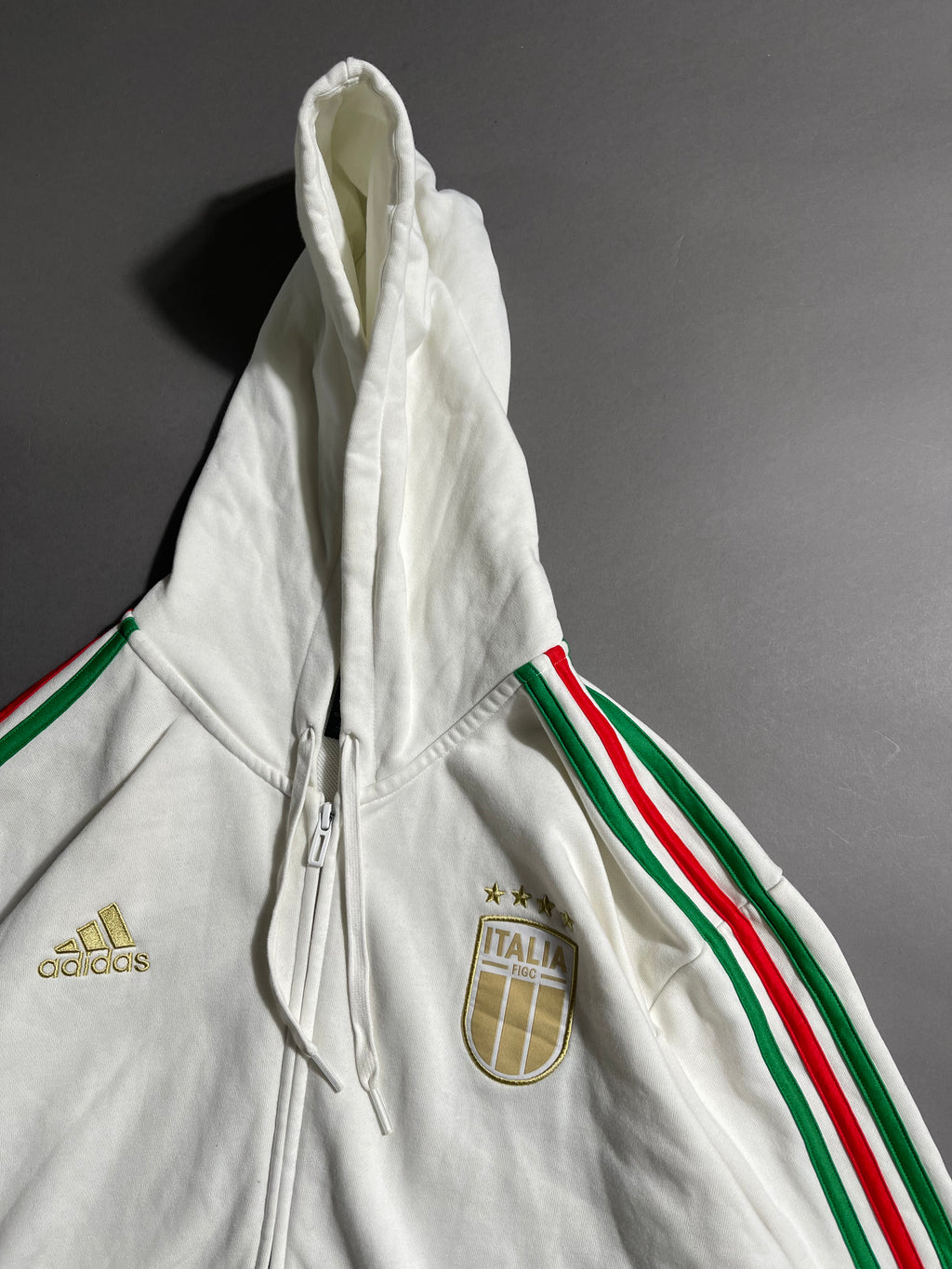 Adidas x Italia Vintage Y2K Zip-Hoodie XL Mens