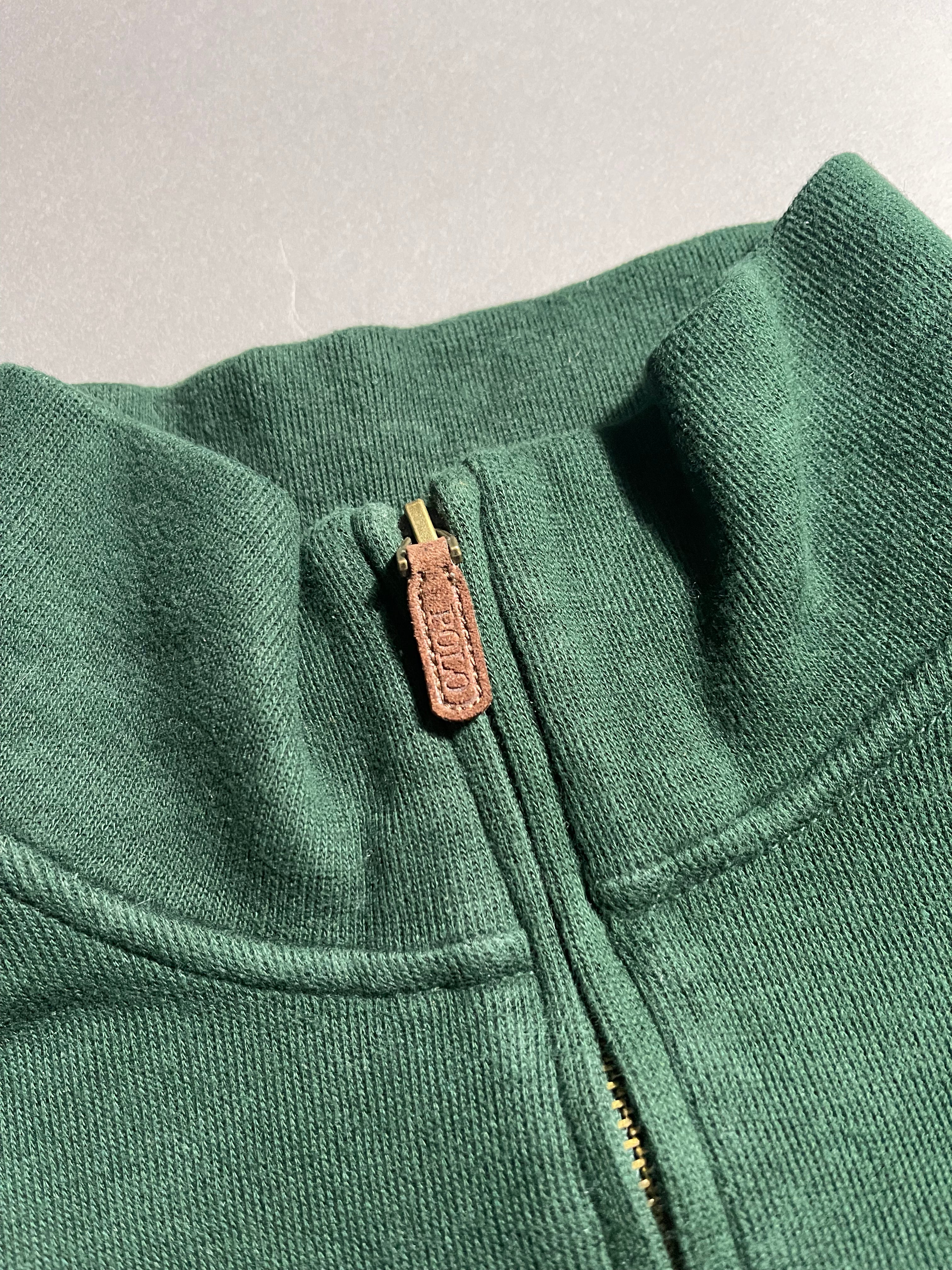 Polo Ralph Lauren Vintage Y2K Sweatshirt Zip 1/4 Knit M Mens