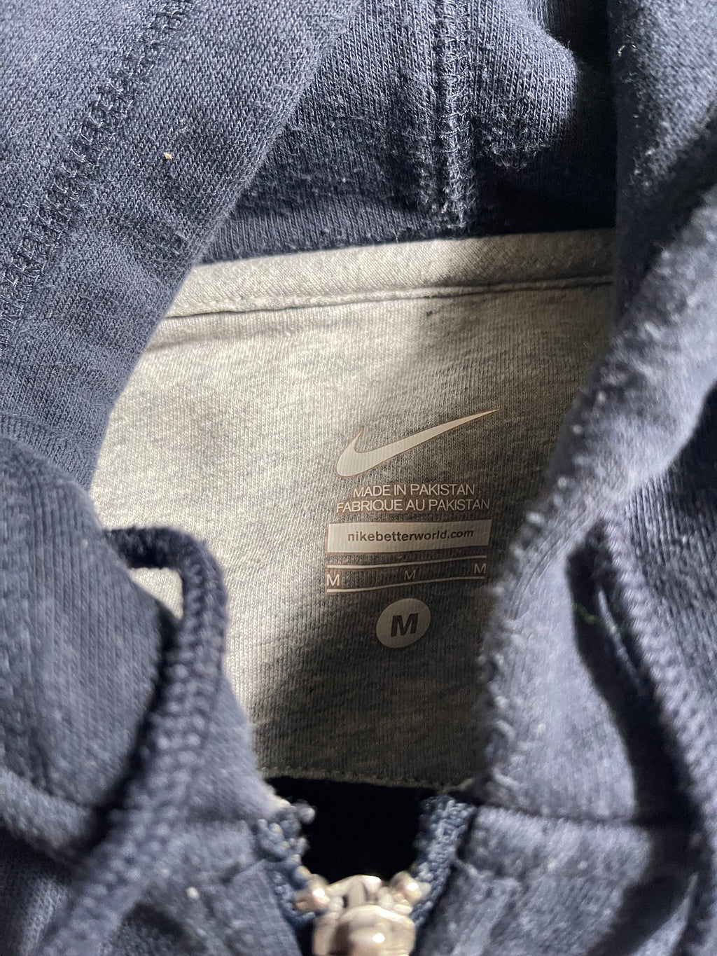 Nike Vintage Y2K Zip Hoodie M Mens