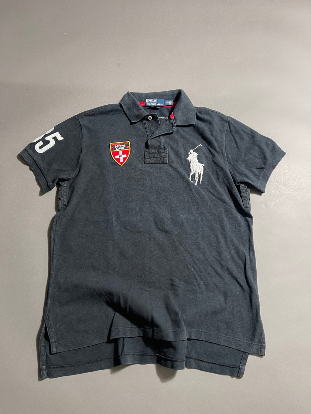 Polo Ralph Lauren x Suisse Y2K Polo Shirt M Mens