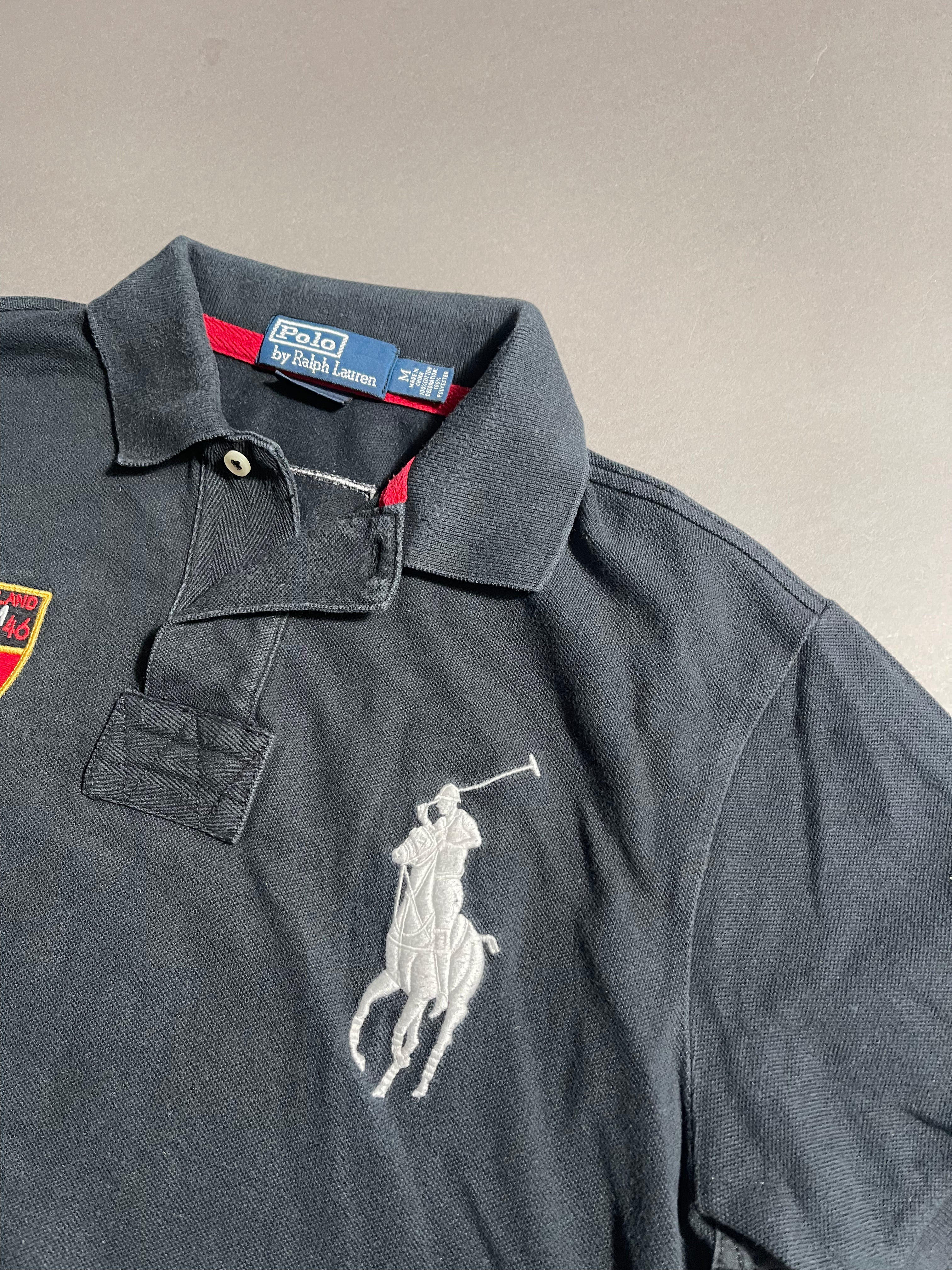 Polo Ralph Lauren x Suisse Y2K Polo Shirt M Mens