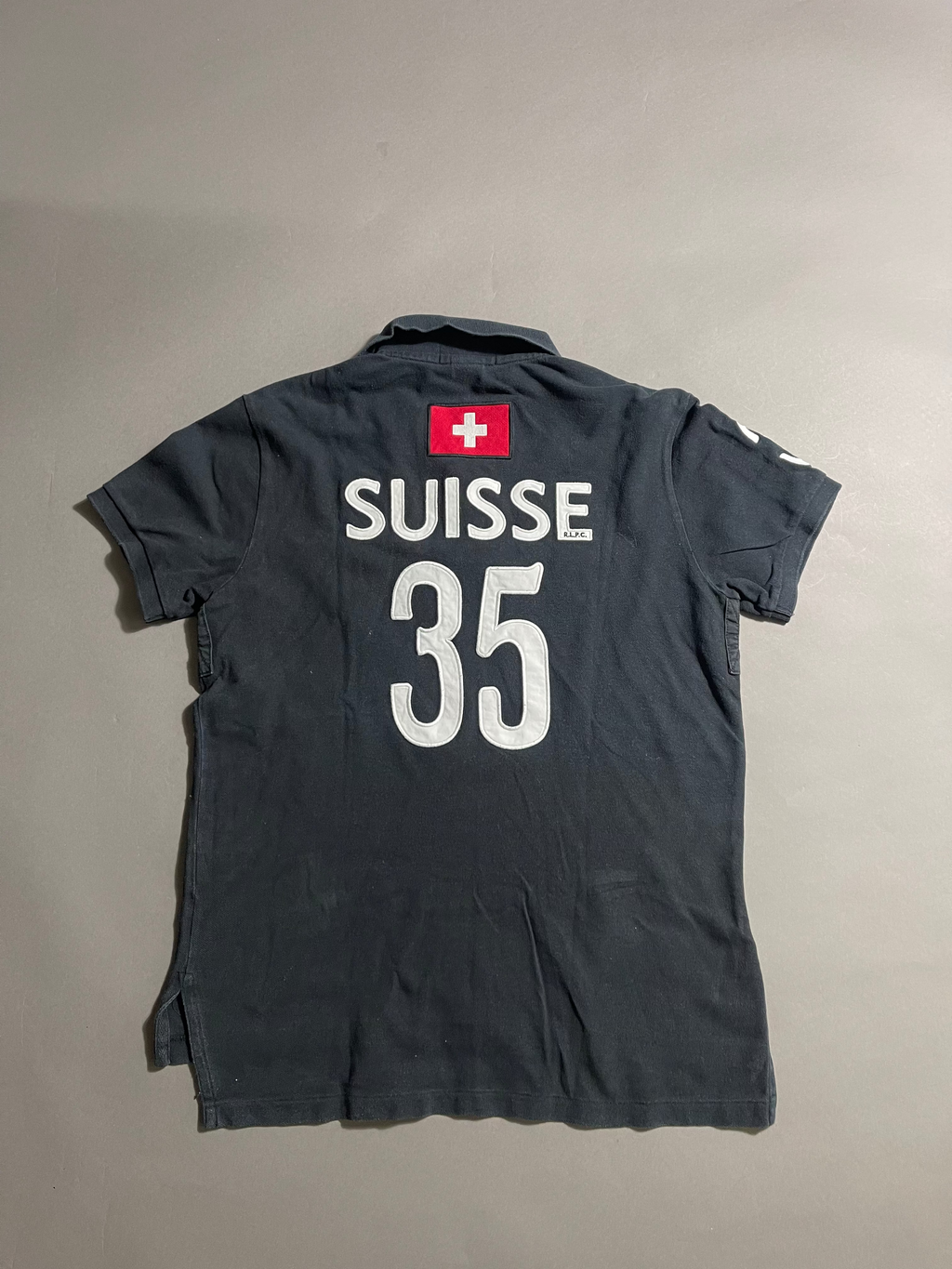 Polo Ralph Lauren x Suisse Y2K Polo Shirt M Mens