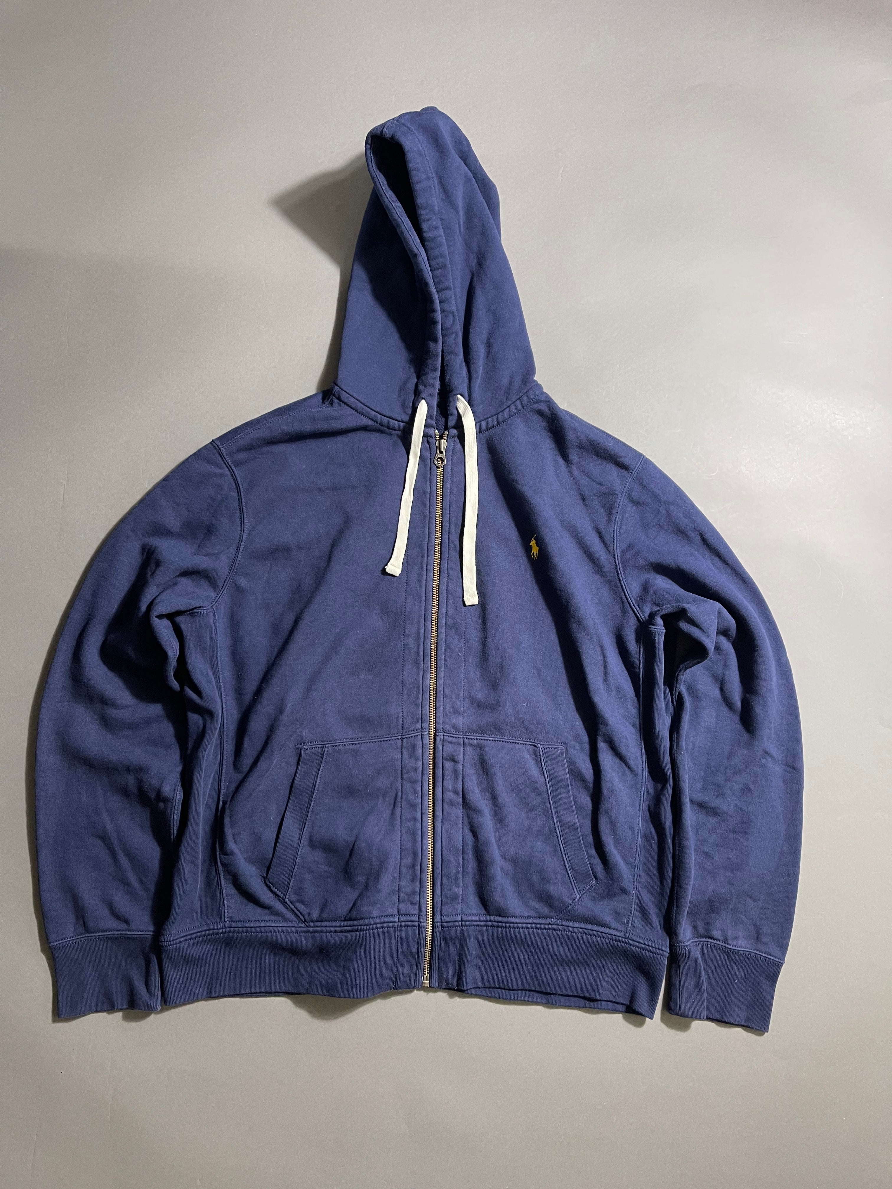 Polo Ralph Lauren Vintage Y2K Zip Hoodie L Mens