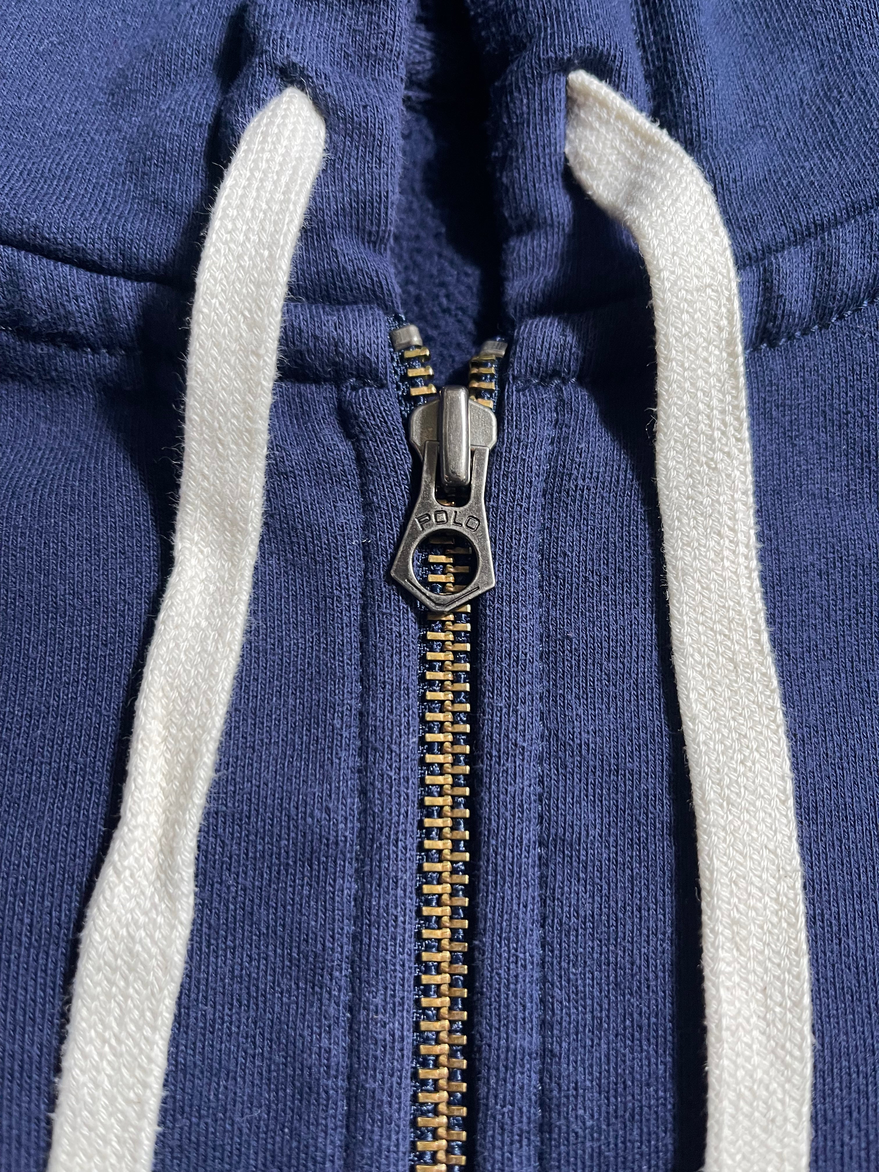Polo Ralph Lauren Vintage Y2K Zip Hoodie L Mens