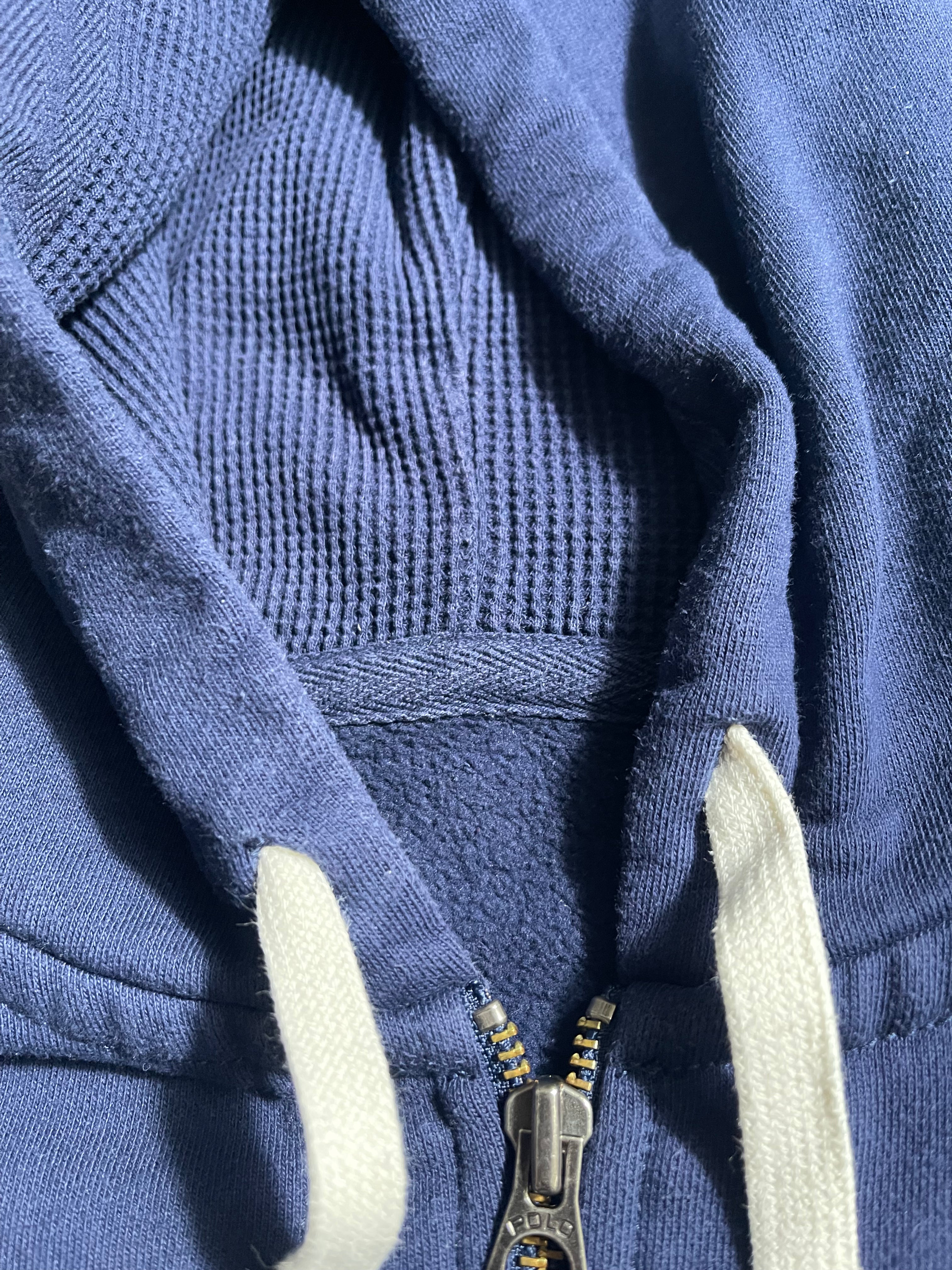 Polo Ralph Lauren Vintage Y2K Zip Hoodie L Mens
