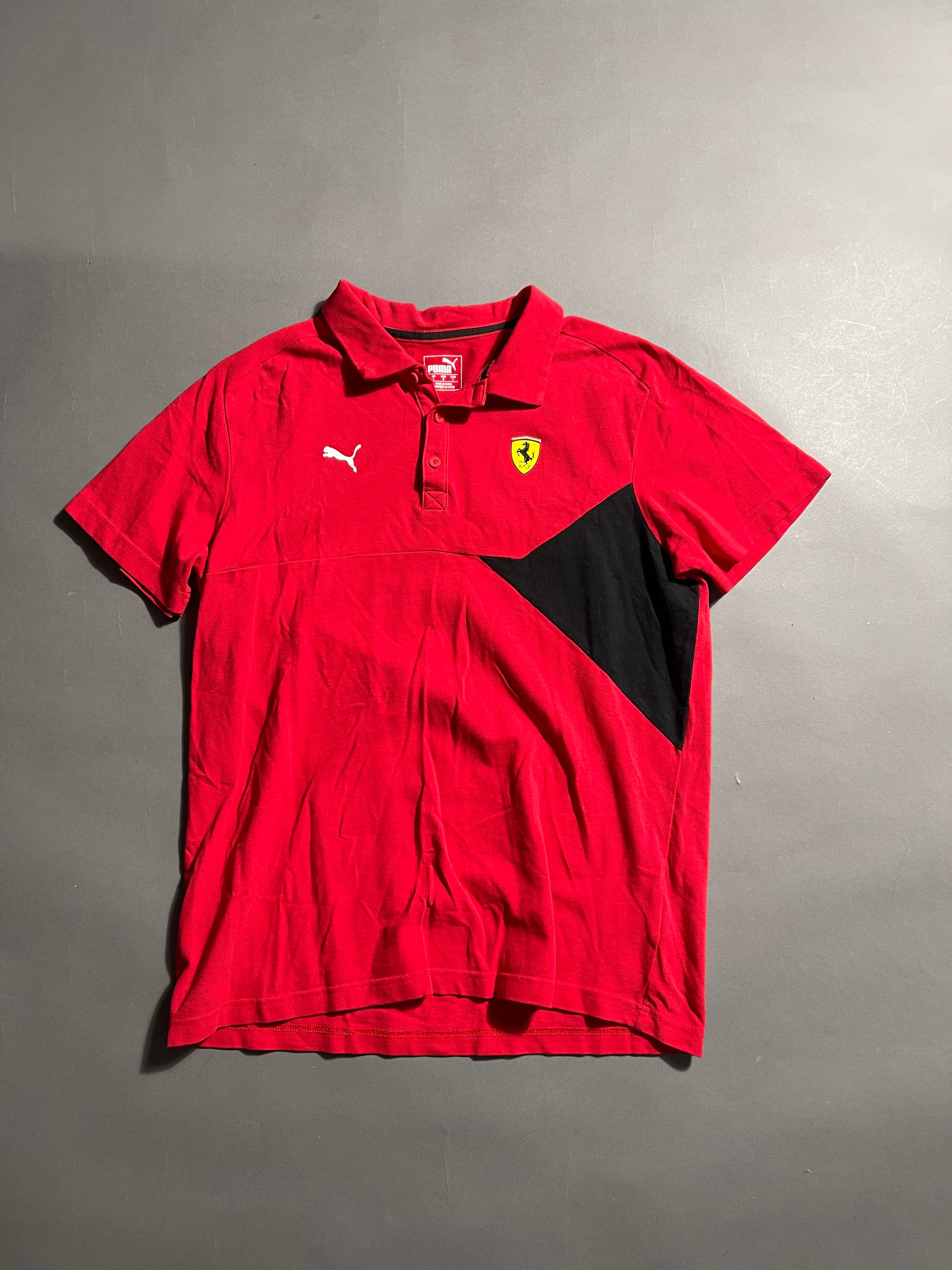 Puma x Ferrari Y2K Polo Shirt L Mens