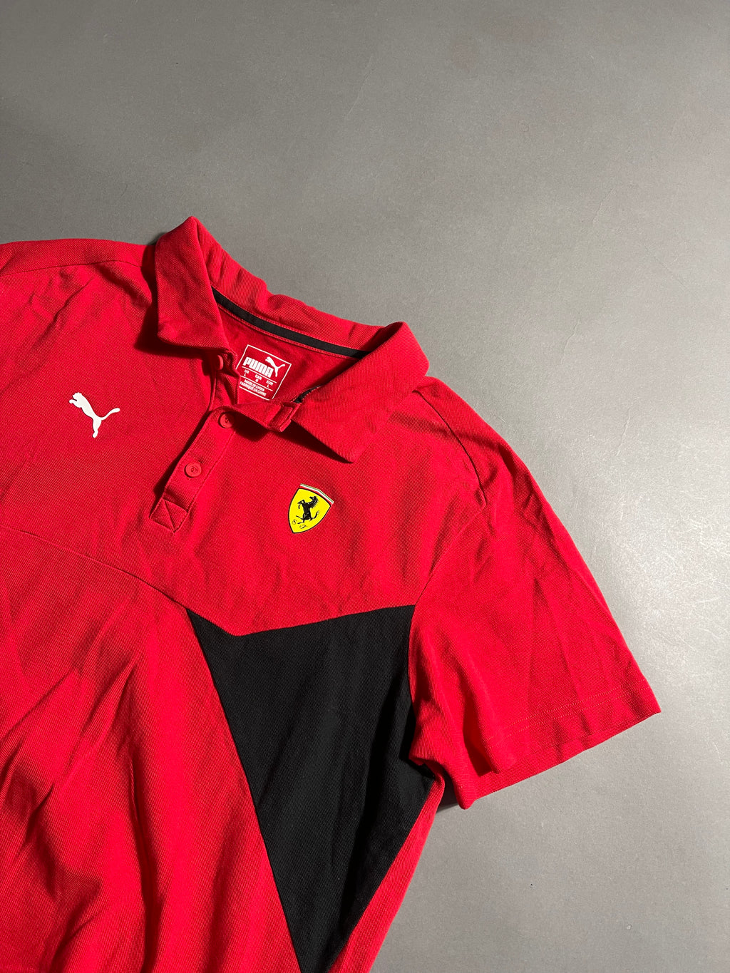 Puma x Ferrari Y2K Polo Shirt L Mens
