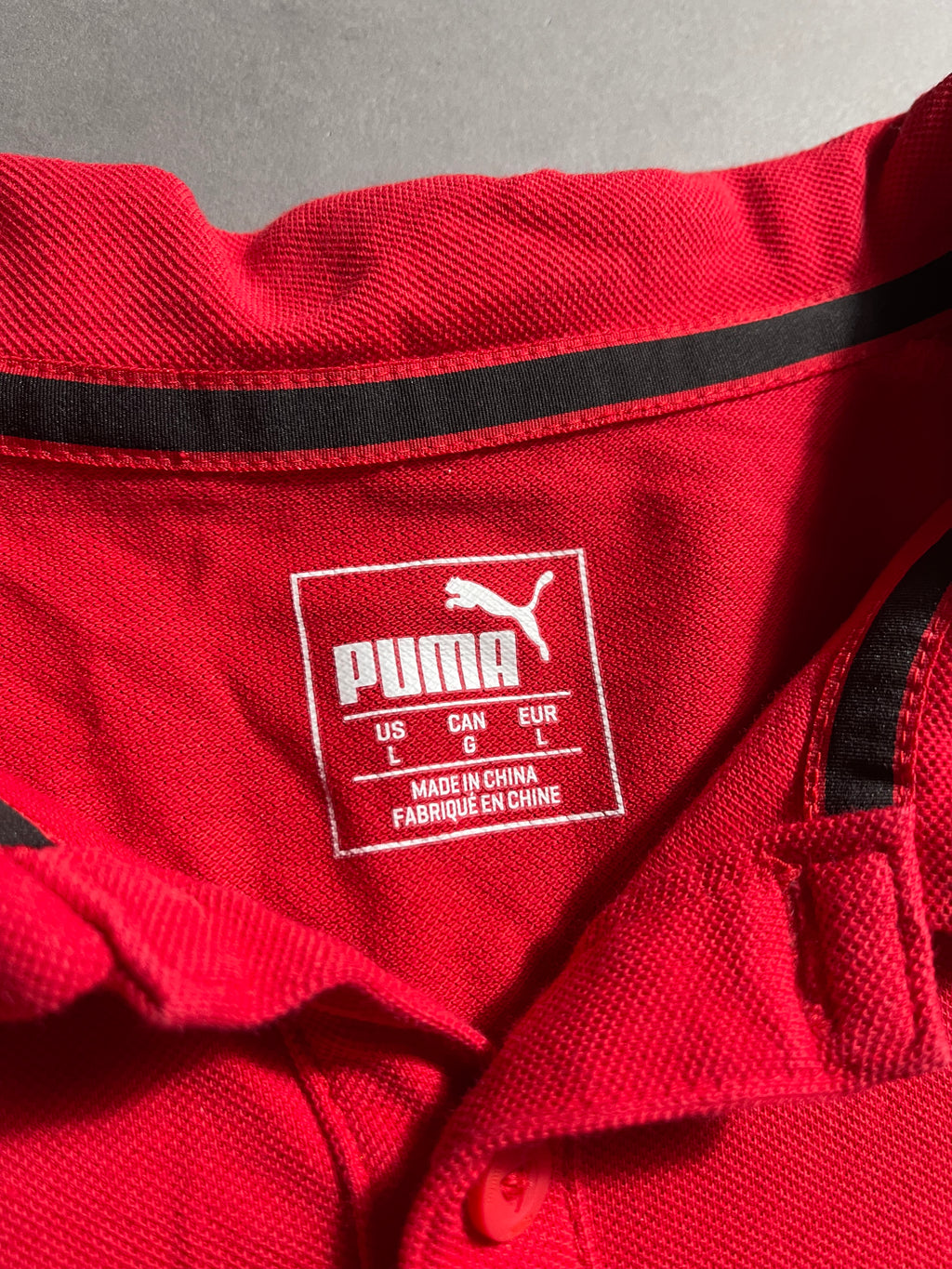 Puma x Ferrari Y2K Polo Shirt L Mens