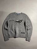 Polo Ralph Lauren Vintage Y2K Knit Sweatshirt Wool Cashmere M Mens