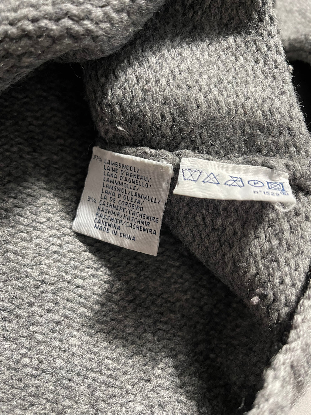 Polo Ralph Lauren Vintage Y2K Knit Sweatshirt Wool Cashmere M Mens