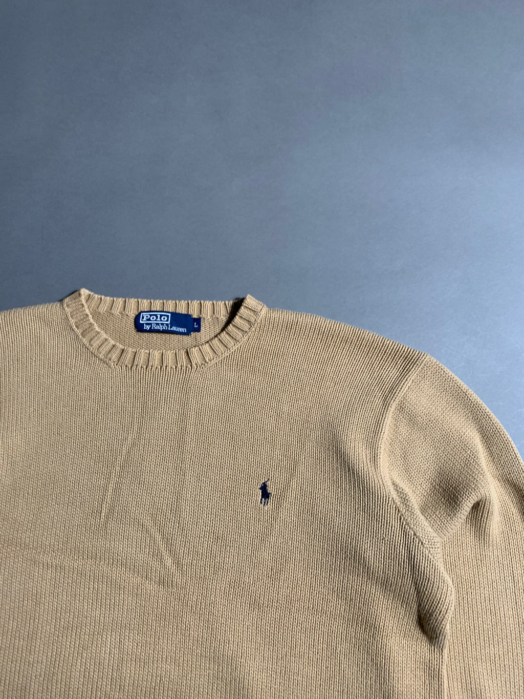 Polo Ralph Lauren Vintage Y2K Sweatshirt Knit M Mens