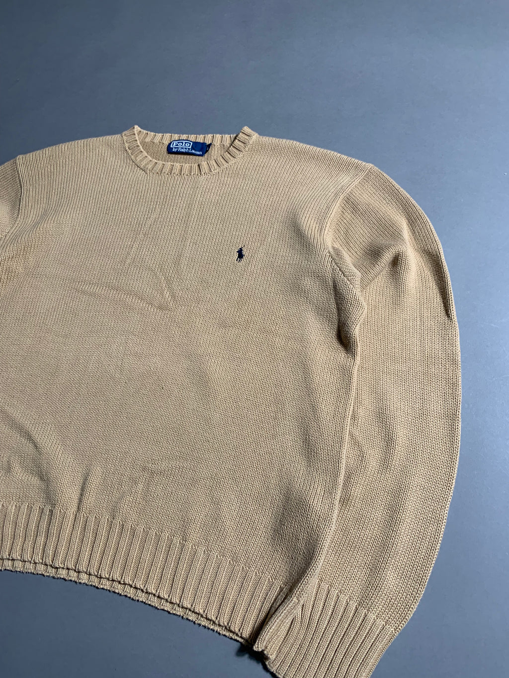 Polo Ralph Lauren Vintage Y2K Sweatshirt Knit M Mens