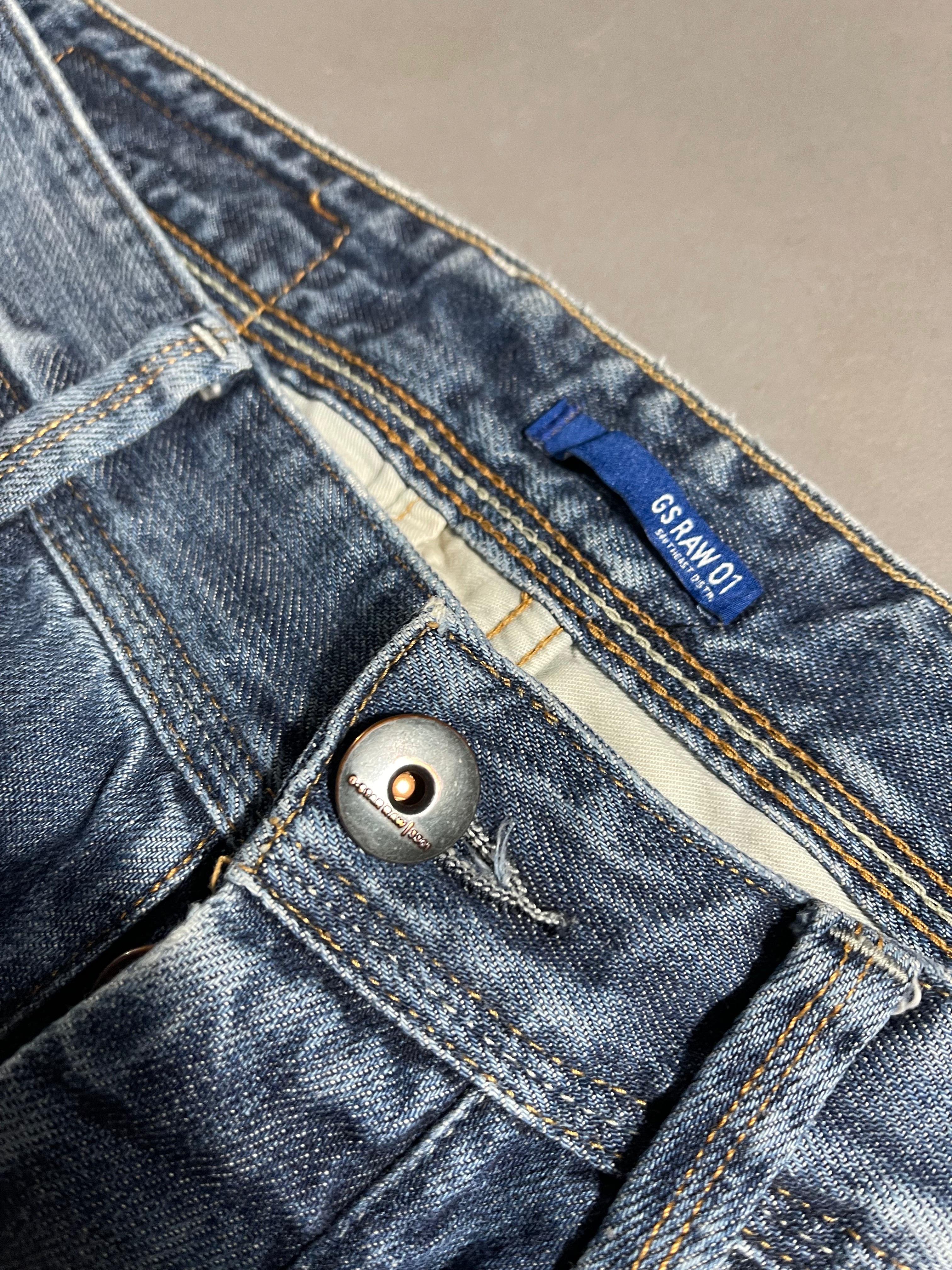 G-Star Raw Jeans Vintage Y2K Straight Leg Baggy Jeans L Mens