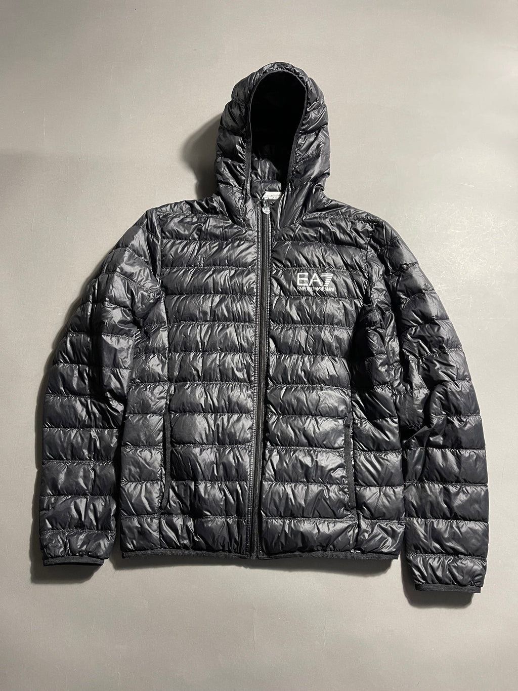 Emporio Armani 7 Vintage Y2K Quilted Puffer Jacket S Mens