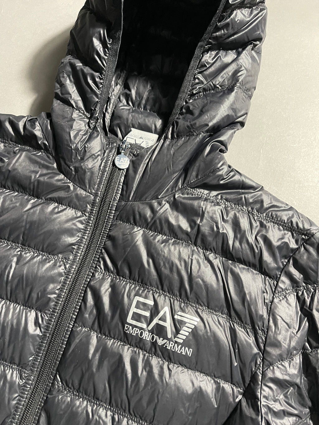 Emporio Armani 7 Vintage Y2K Quilted Puffer Jacket S Mens