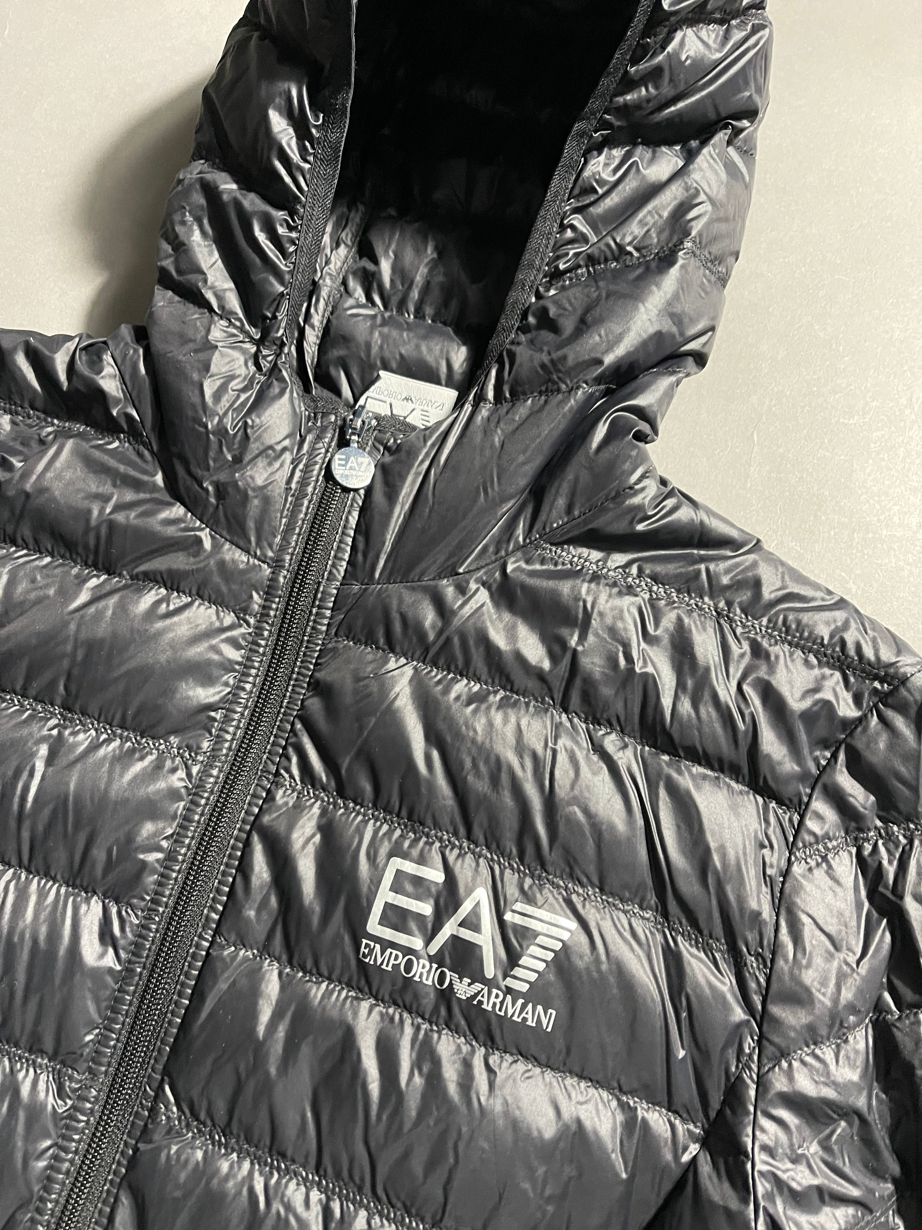 Emporio Armani 7 Vintage Y2K Quilted Puffer Jacket S Mens