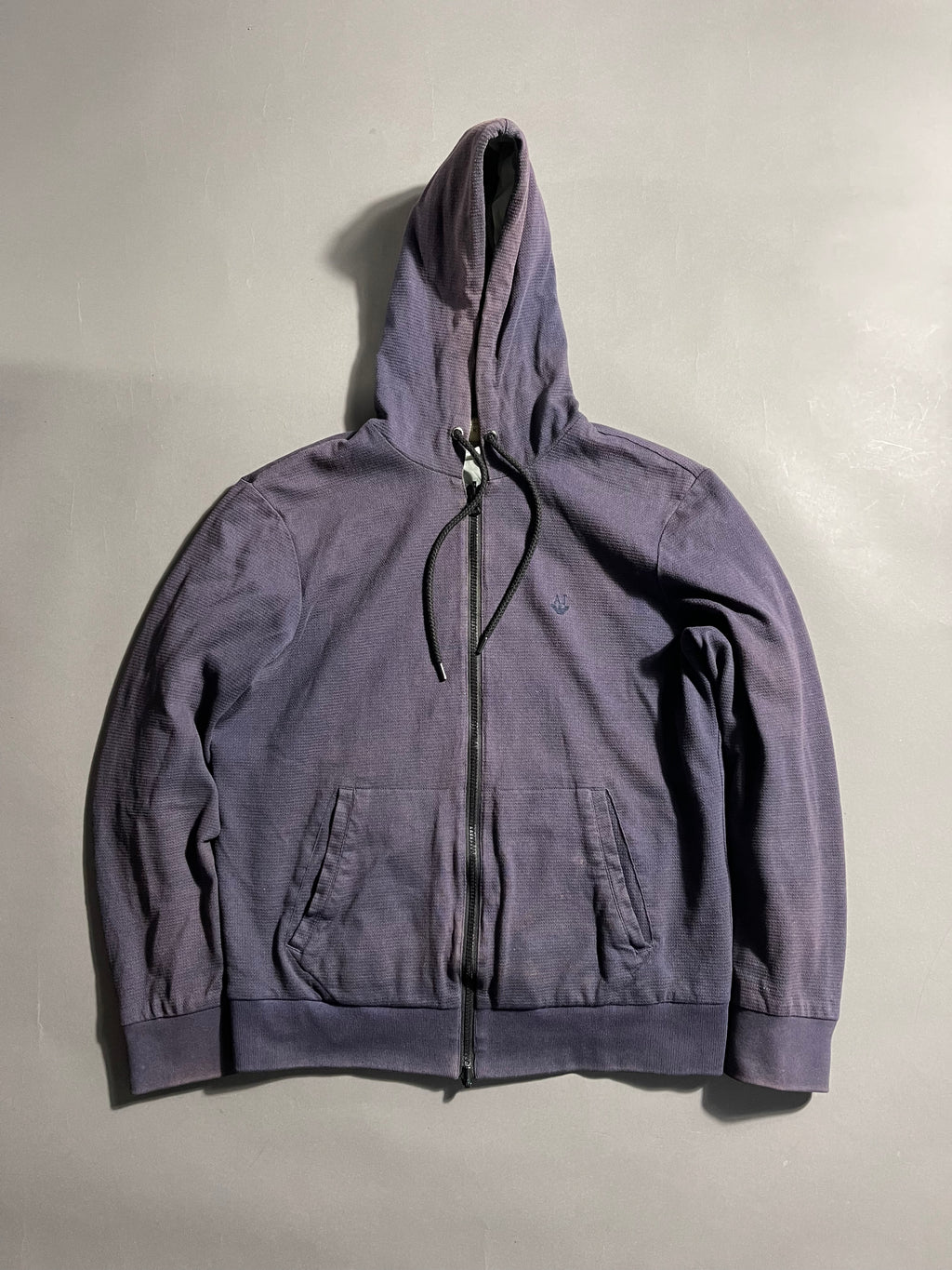 Armani Jeans Reversible Vintage Y2K Zip-Hoodie Windbreaker L Mens