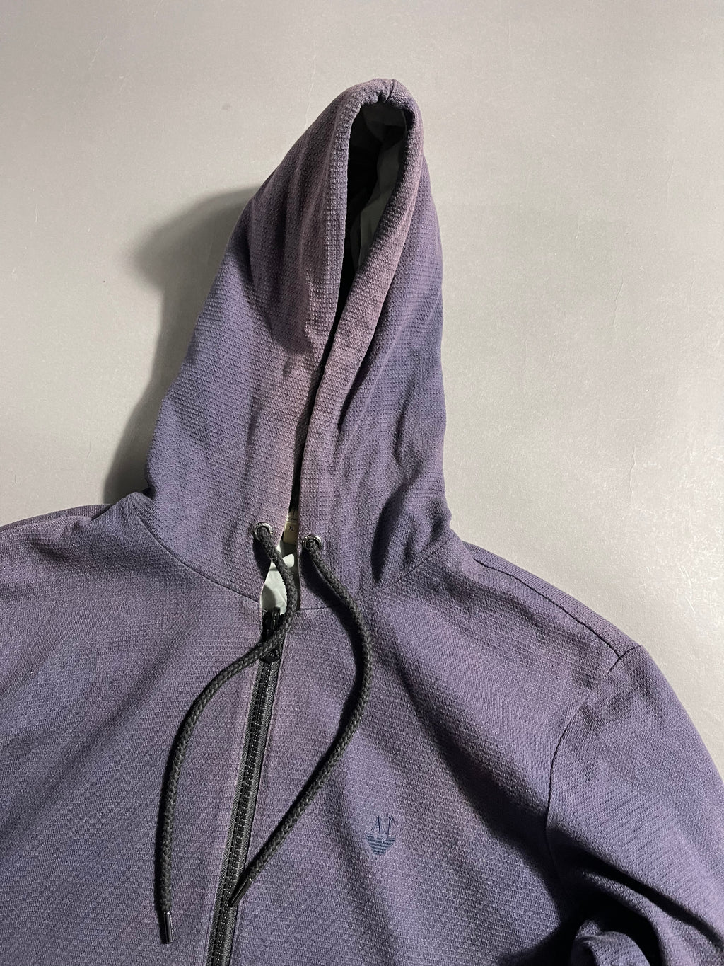 Armani Jeans Reversible Vintage Y2K Zip-Hoodie Windbreaker L Mens