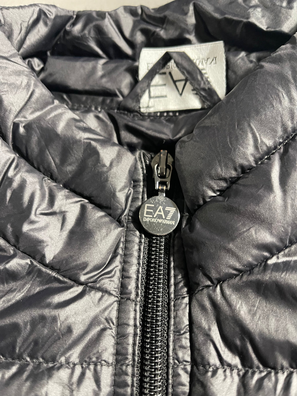 Emporio Armani 7 Vintage Y2K Quilted Puffer Jacket M Mens