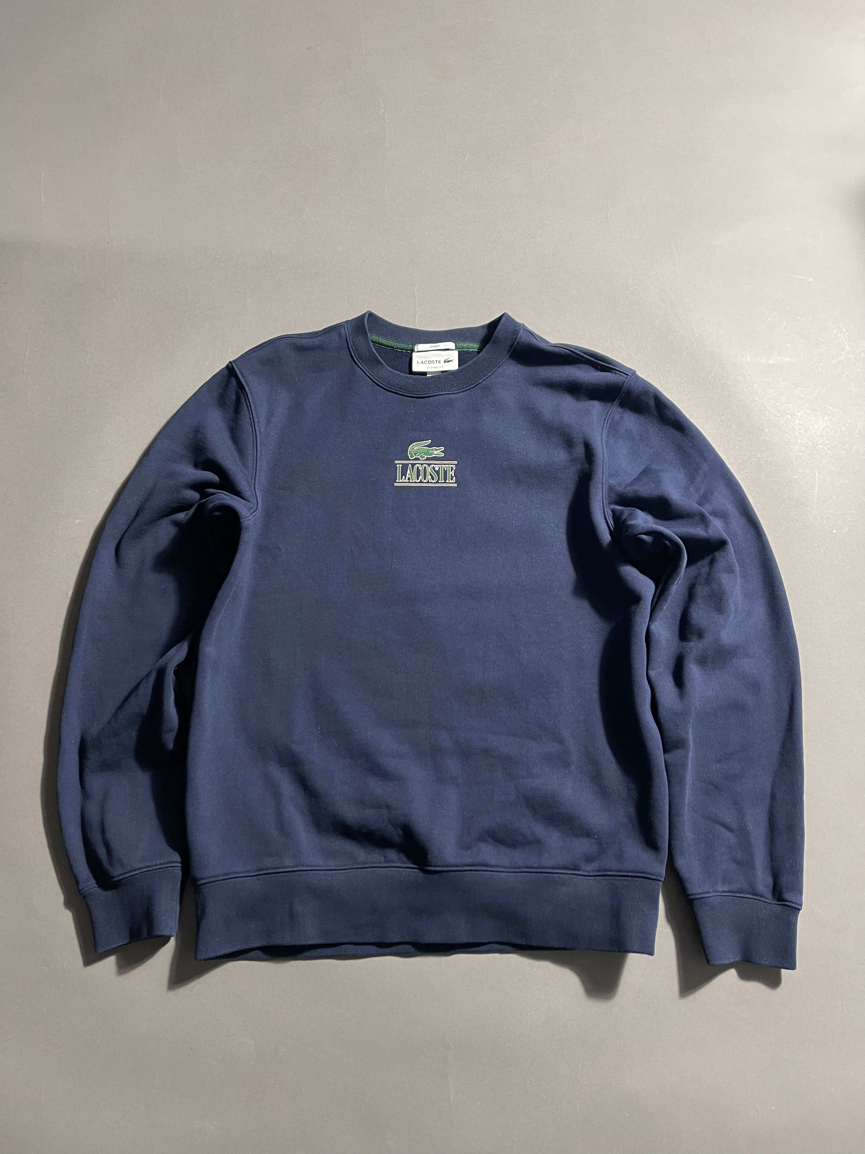 Lacoste Vintage Y2K Sweatshirt Knit S Mens
