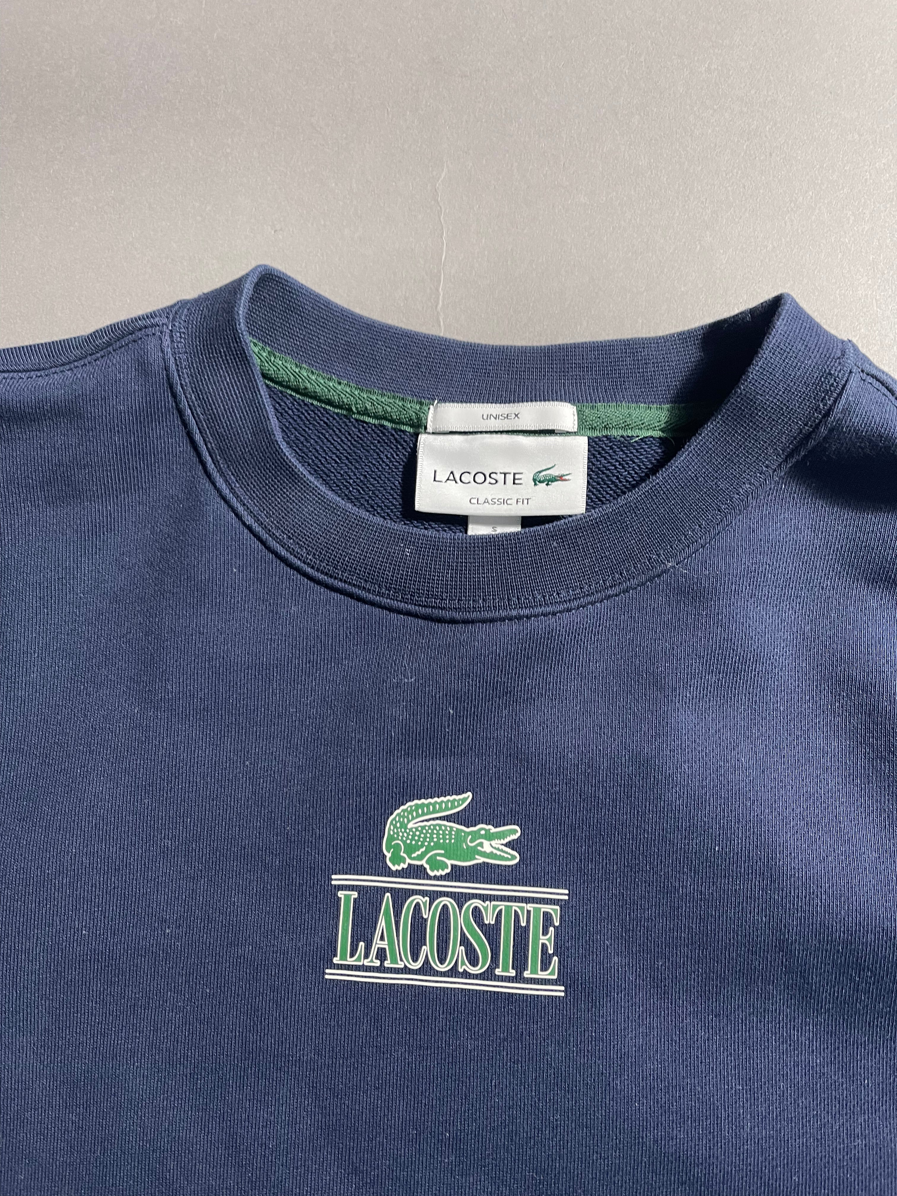 Lacoste Vintage Y2K Sweatshirt Knit S Mens