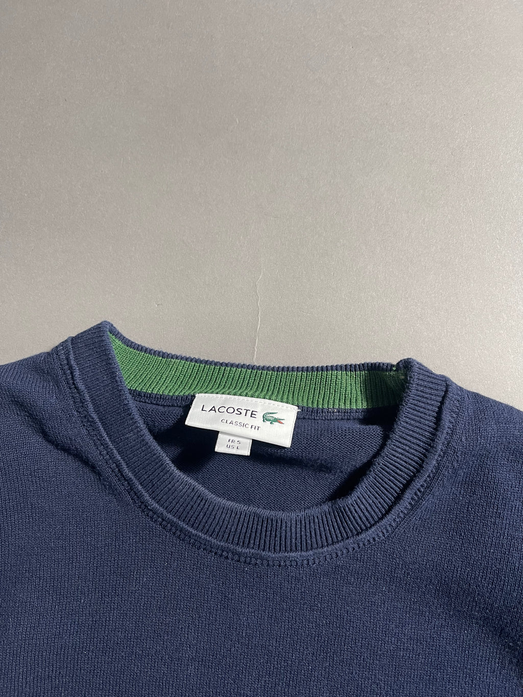 Lacoste Vintage Y2K Sweatshirt Knit L Mens