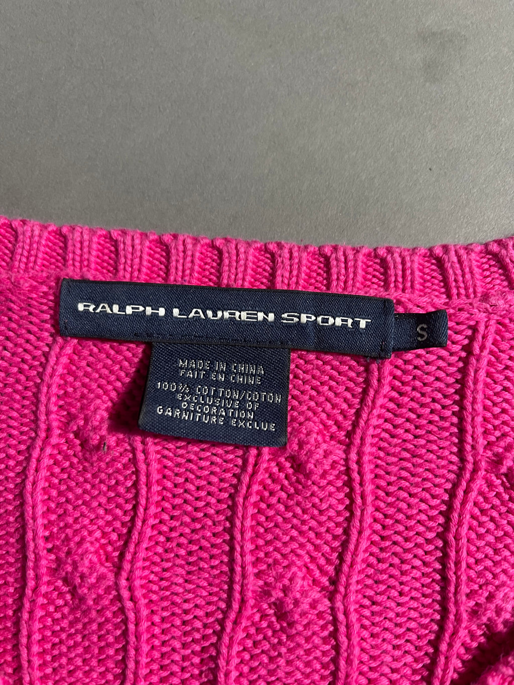 Polo Ralph Lauren Vintage Y2K Knit Sweatshirt S Womens