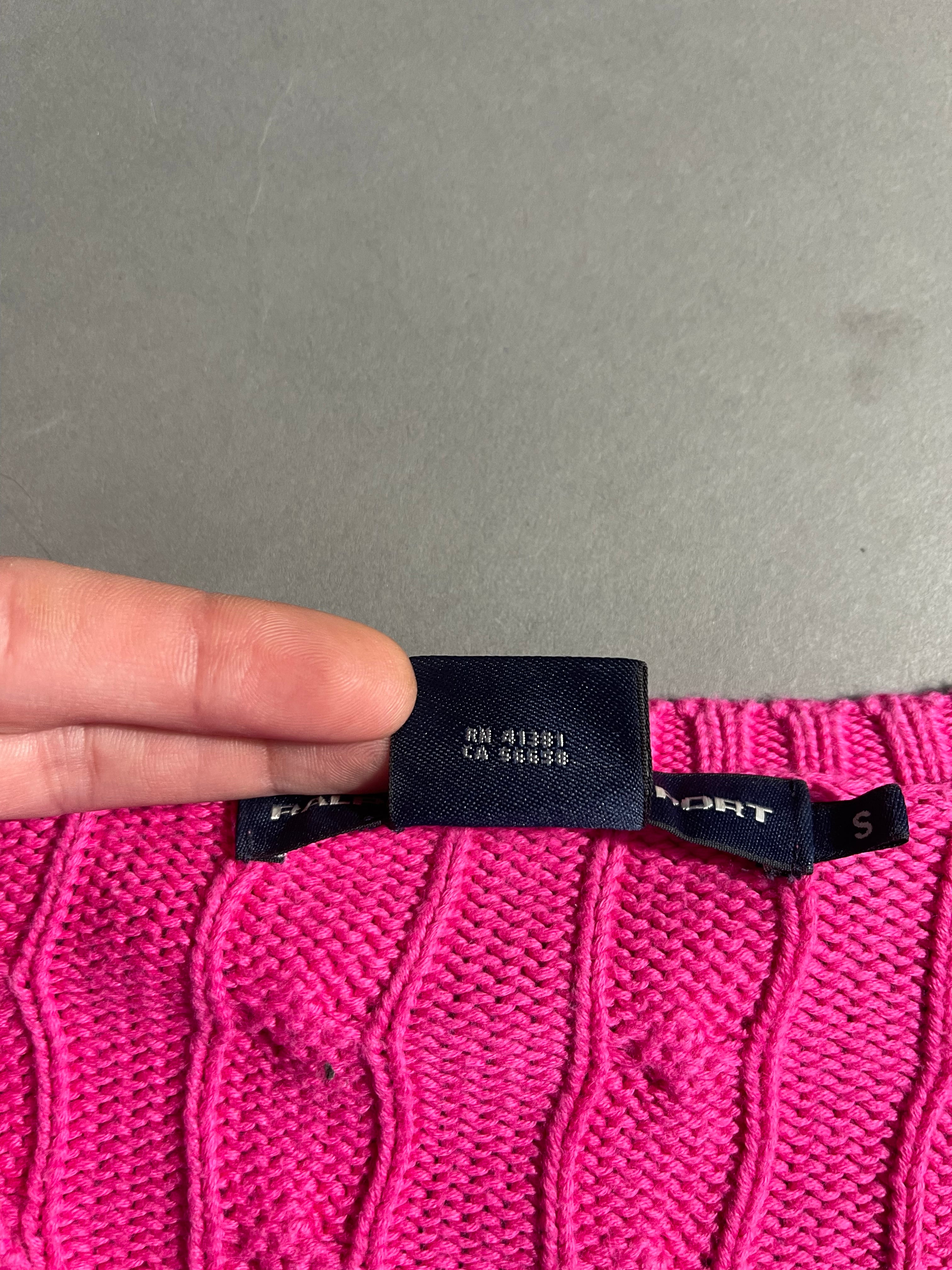 Polo Ralph Lauren Vintage Y2K Knit Sweatshirt S Womens