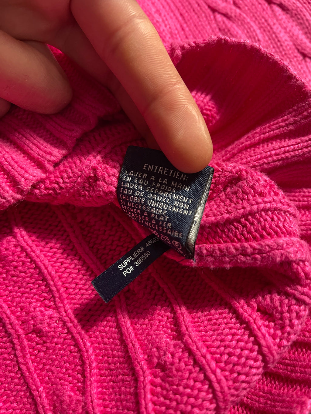 Polo Ralph Lauren Vintage Y2K Knit Sweatshirt S Womens