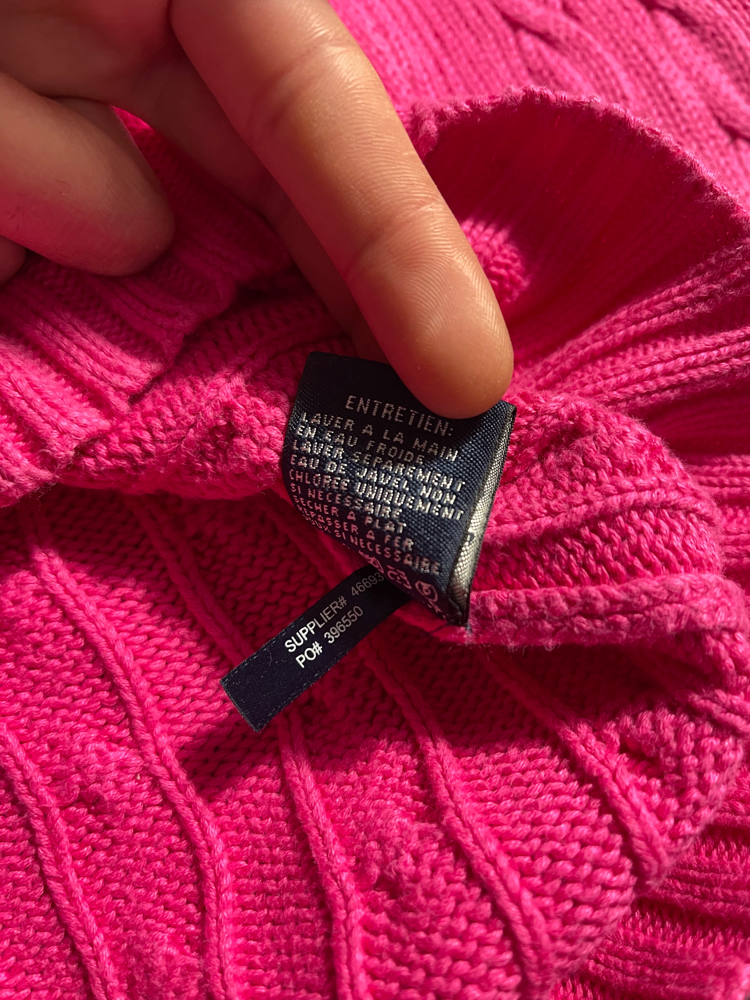 Polo Ralph Lauren Vintage Y2K Knit Sweatshirt S Womens