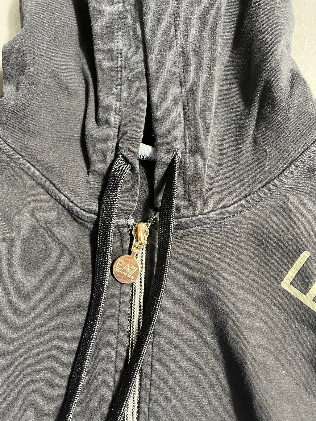 Emporio Armani 7 Vintage Y2K Zip-Hoodie L Womens