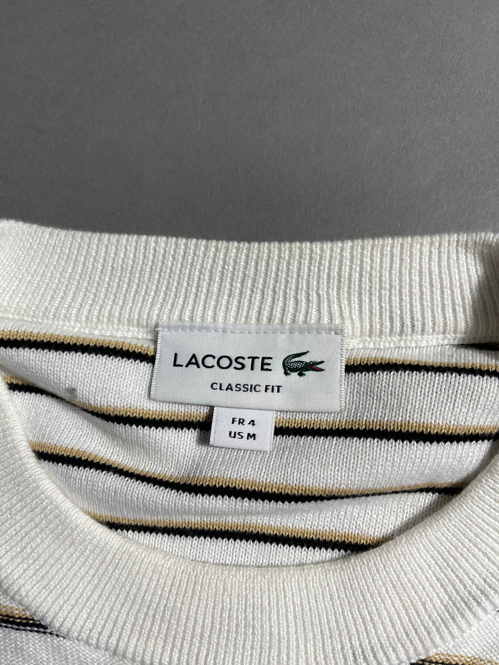 Lacoste Vintage Y2K Sweatshirt Knit M Mens