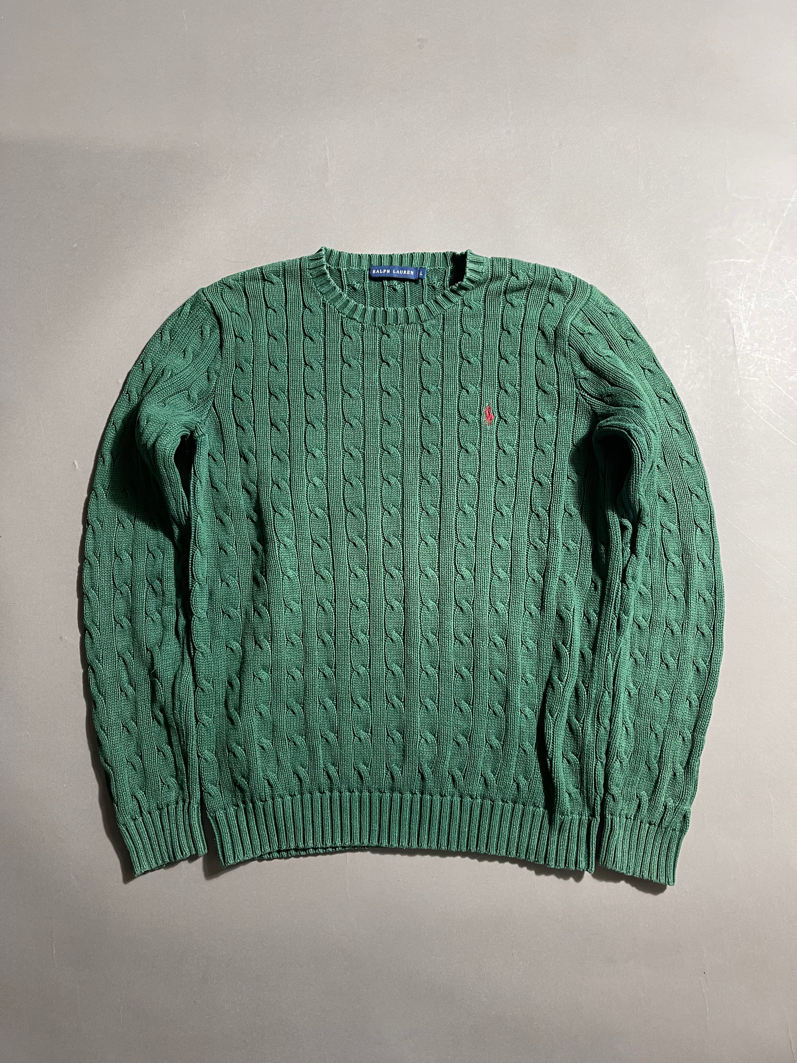 Ralph Lauren Vintage Y2K Knit Sweatshirt L Womens