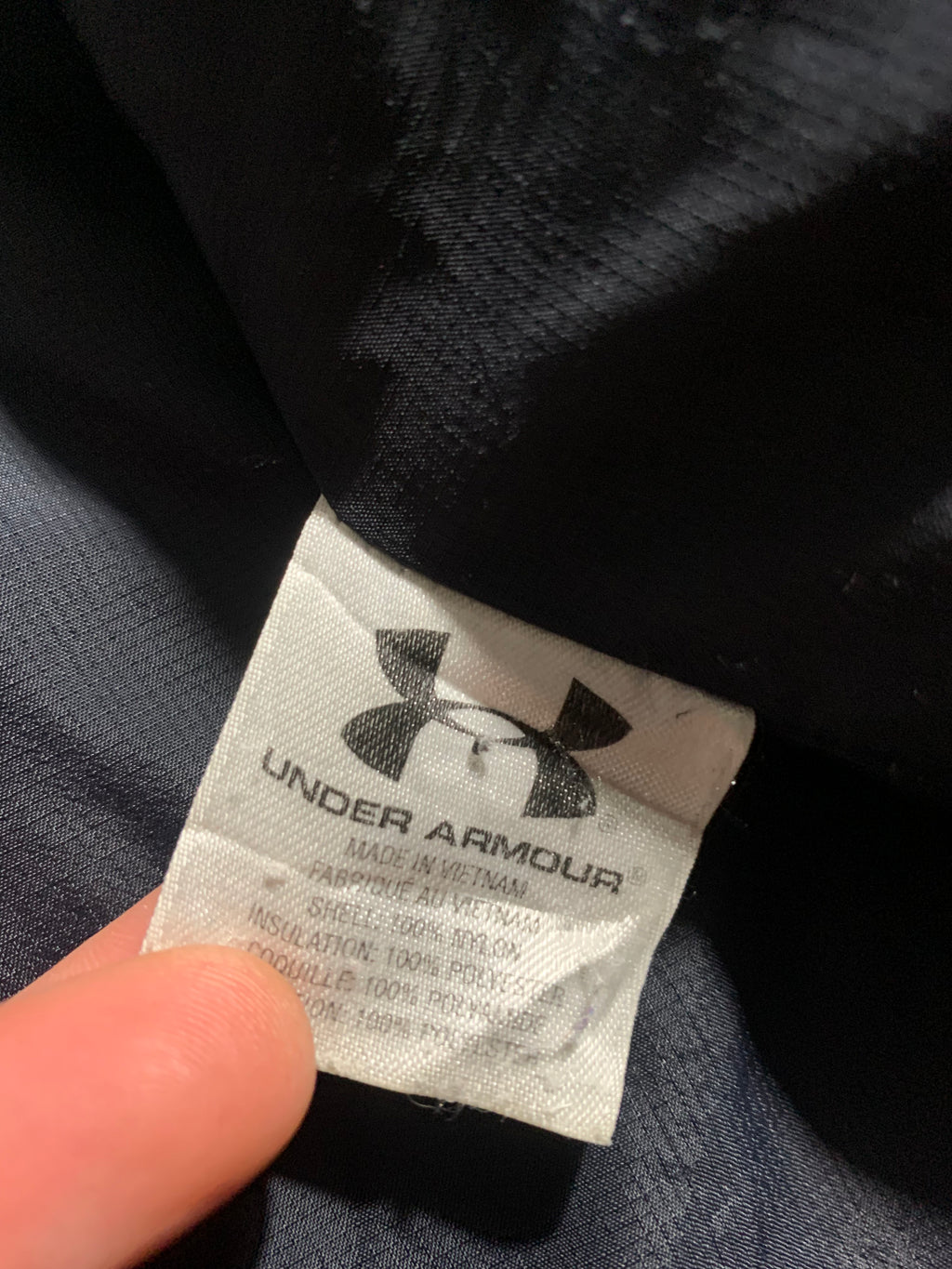 Under Armour Vintage Y2K Quilted Jacket L Mens