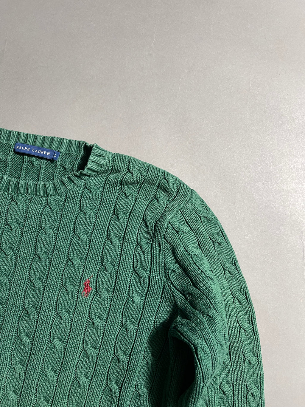 Ralph Lauren Vintage Y2K Knit Sweatshirt L Womens