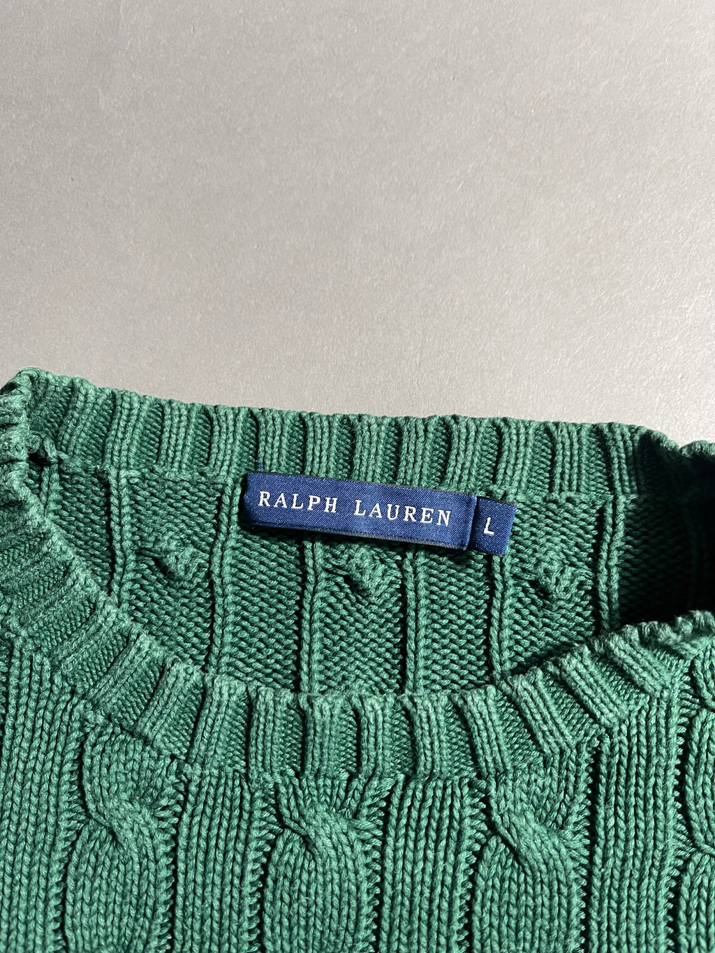 Ralph Lauren Vintage Y2K Knit Sweatshirt L Womens