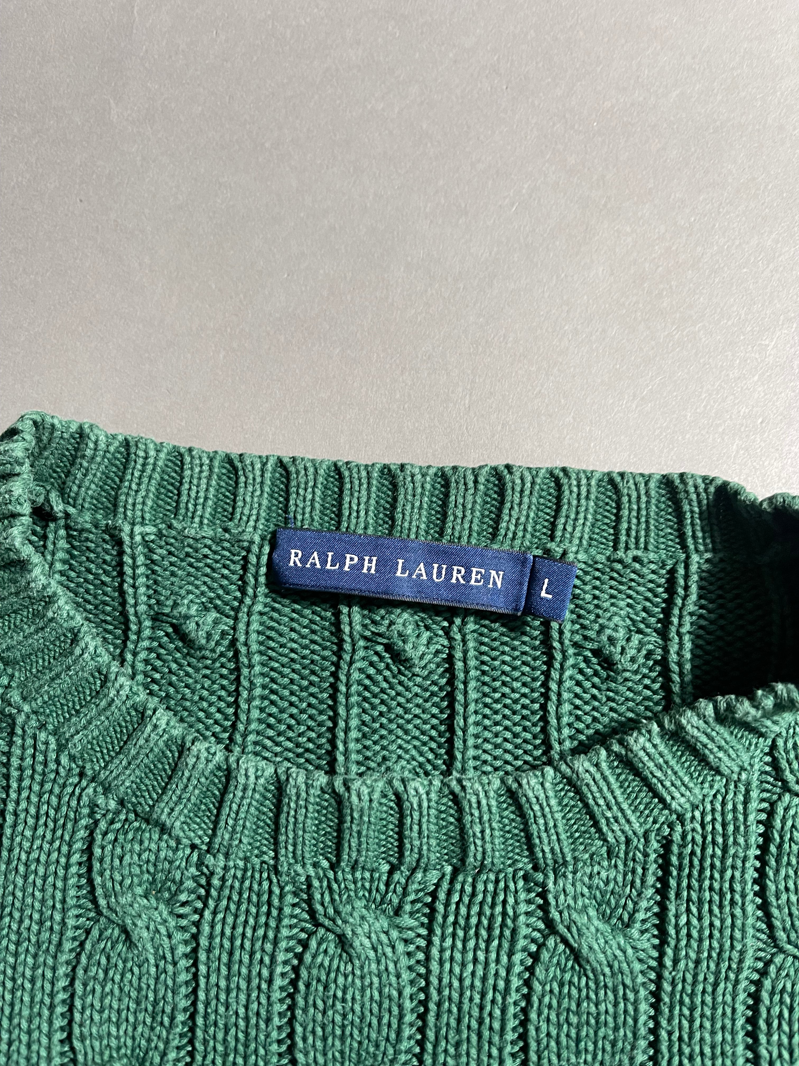 Ralph Lauren Vintage Y2K Knit Sweatshirt L Womens