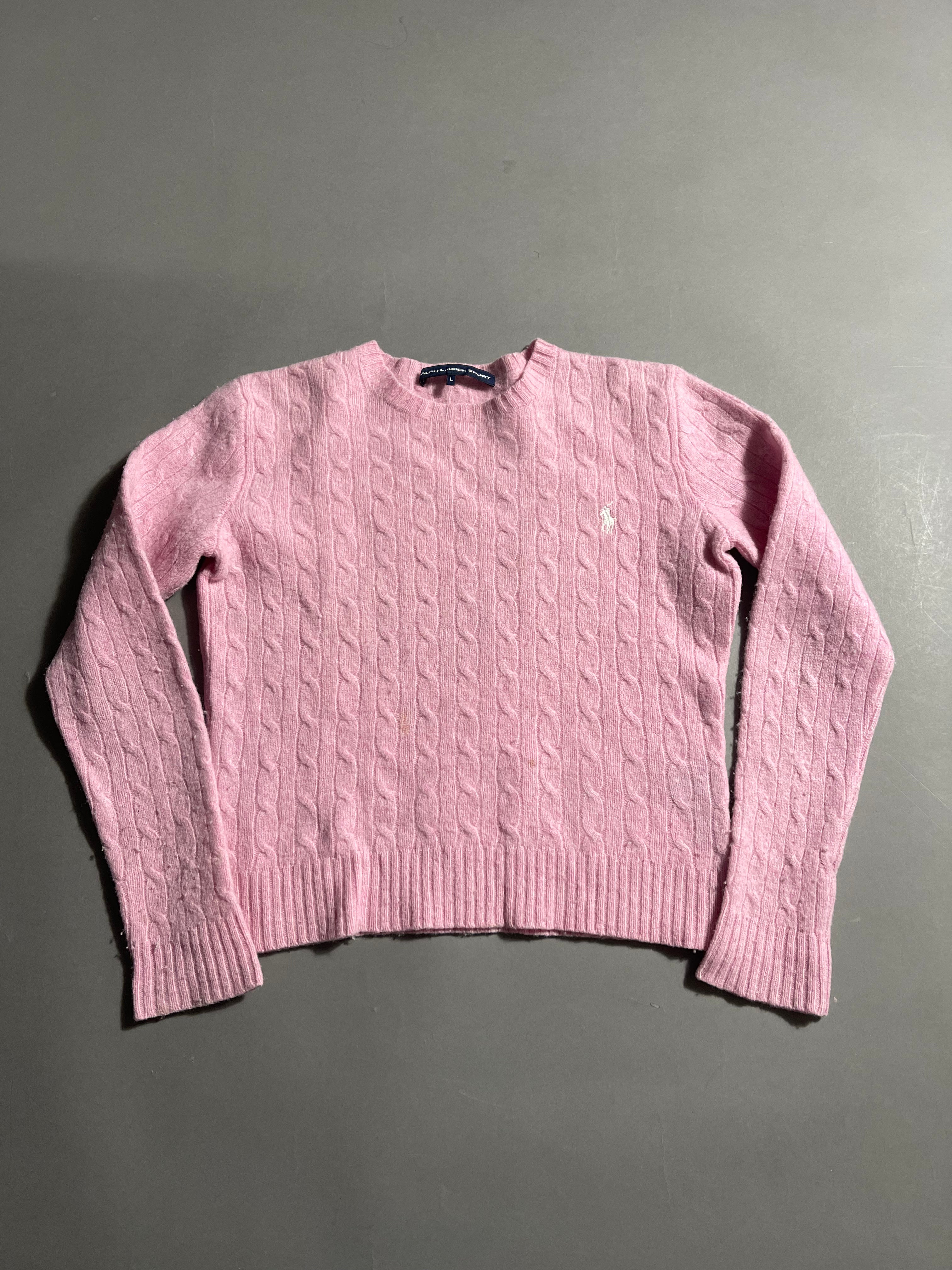 Ralph Lauren Vintage Y2K Knit Sweatshirt XS Womens