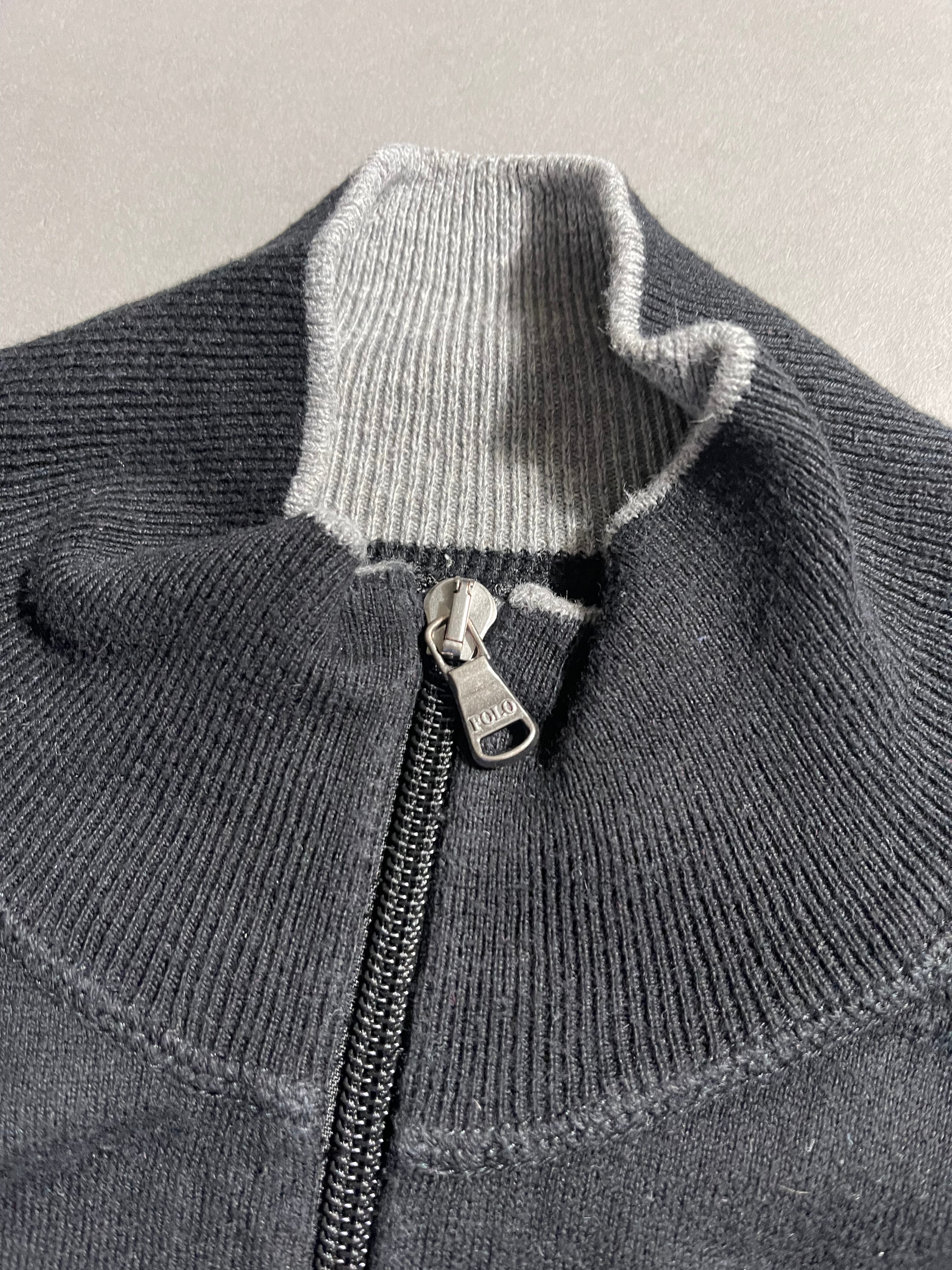 Polo Ralph Lauren Vintage Y2K Zip Sweat Jacket M Mens