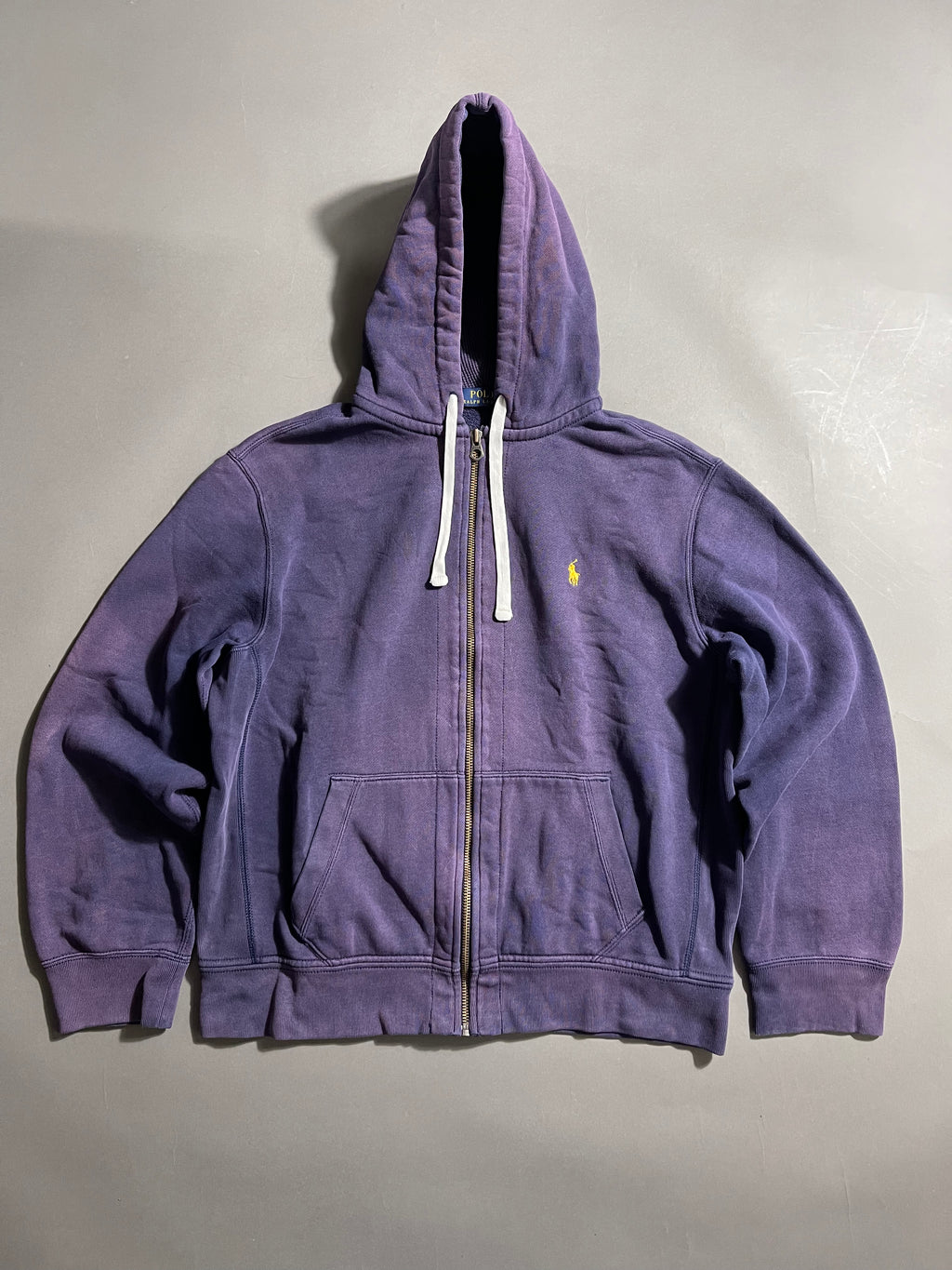 Polo Ralph Lauren Vintage Y2K Zip Hoodie L Mens