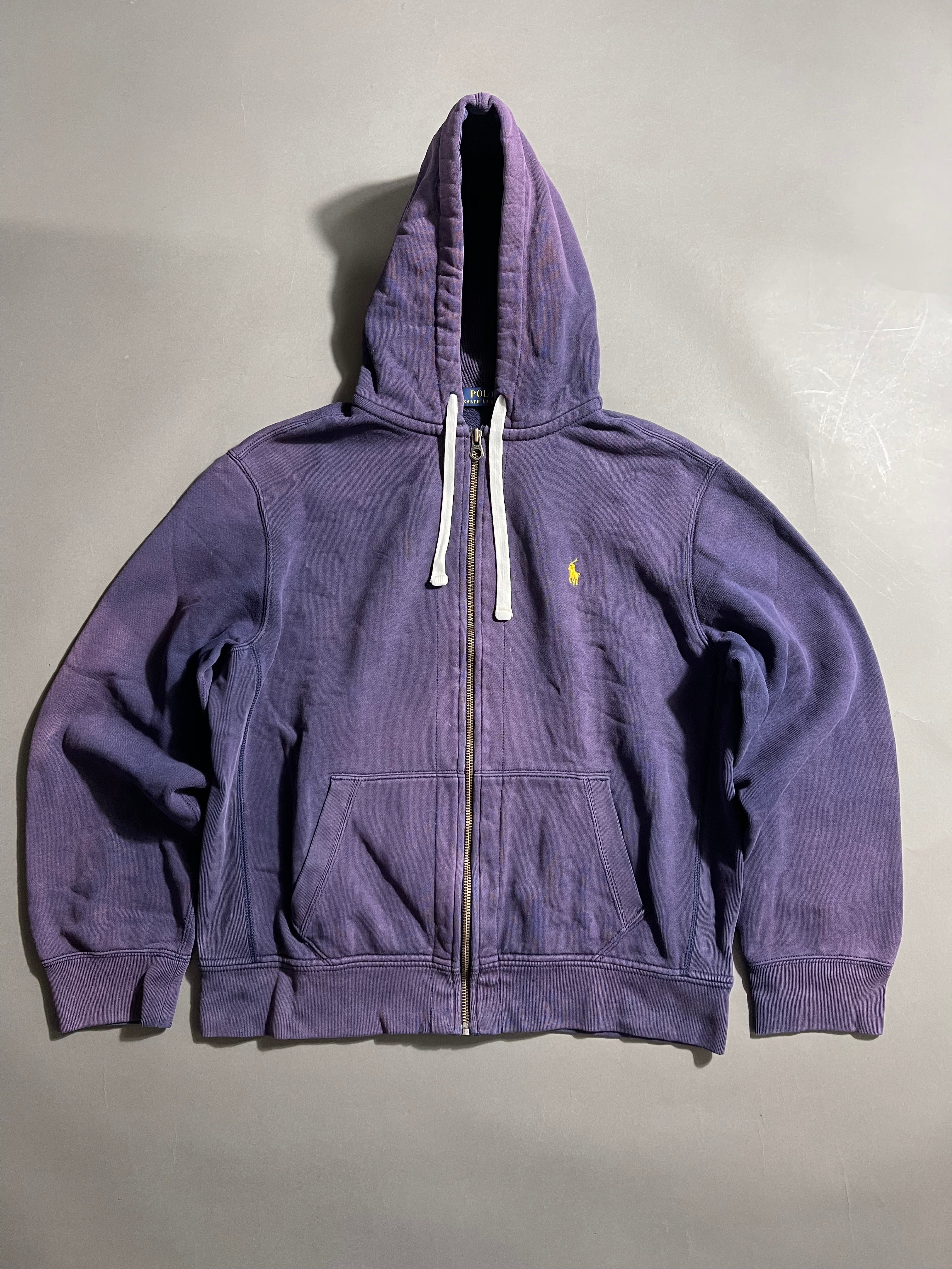 Polo Ralph Lauren Vintage Y2K Zip Hoodie L Mens